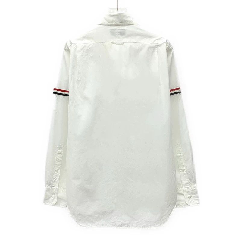 Thom Browne Thom browne White classic arm ring striped cotton lapel sin Size US M / EU 48-50 / 2 - 2 Thumbnail