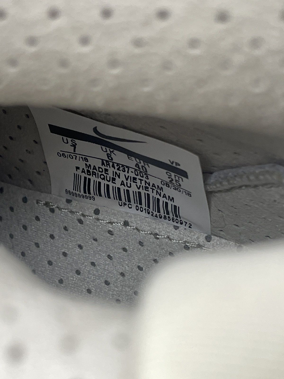 Fear of God × Nike Nike Air Fear of God 1 Light Bone (Friends & Family) Size US 7 / EU 40 - 10 Thumbnail