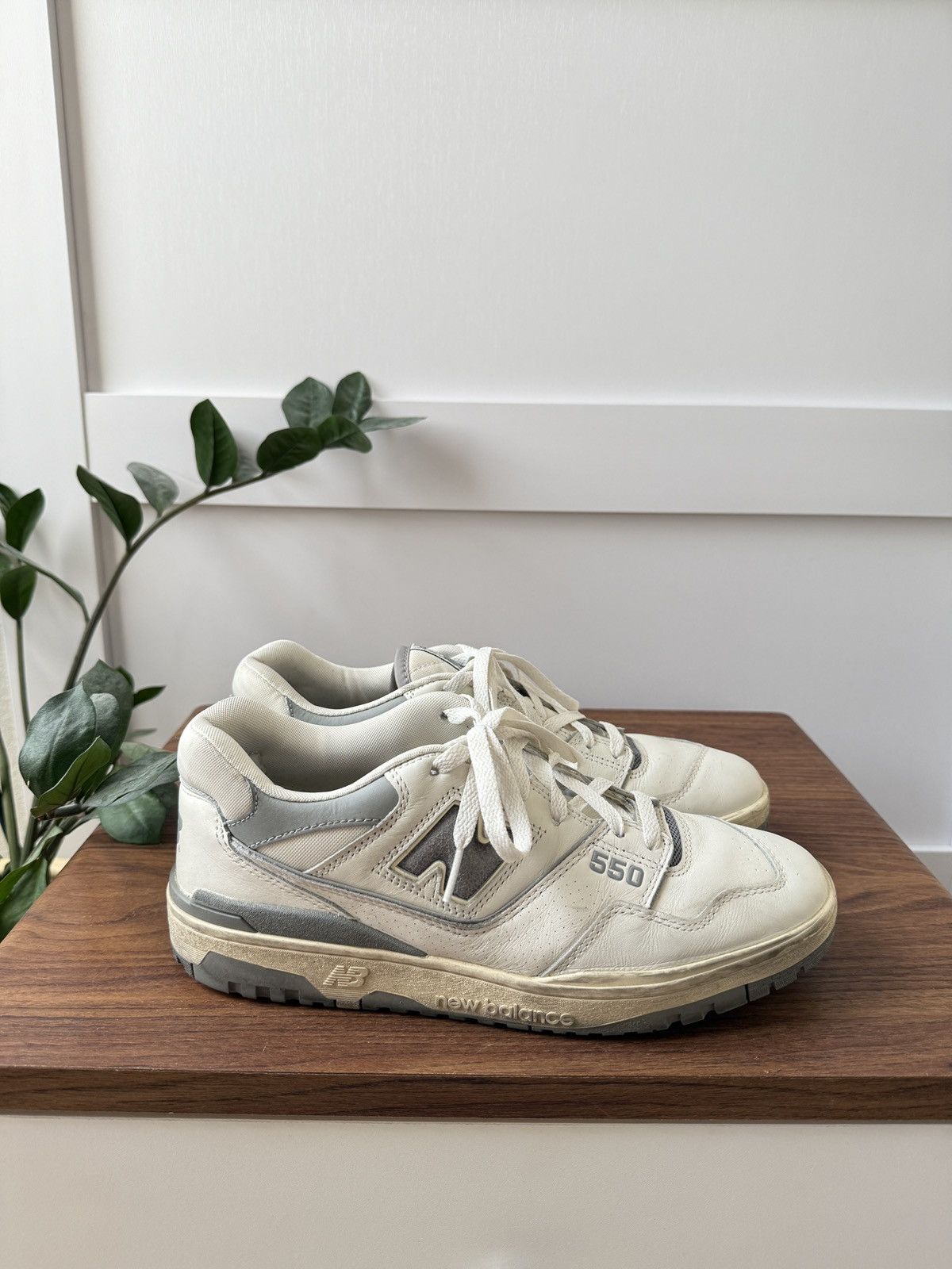 Aime Leon Dore × New Balance ALD White/Grey 550s Size US 9.5 / EU 42-43 - 2 Thumbnail