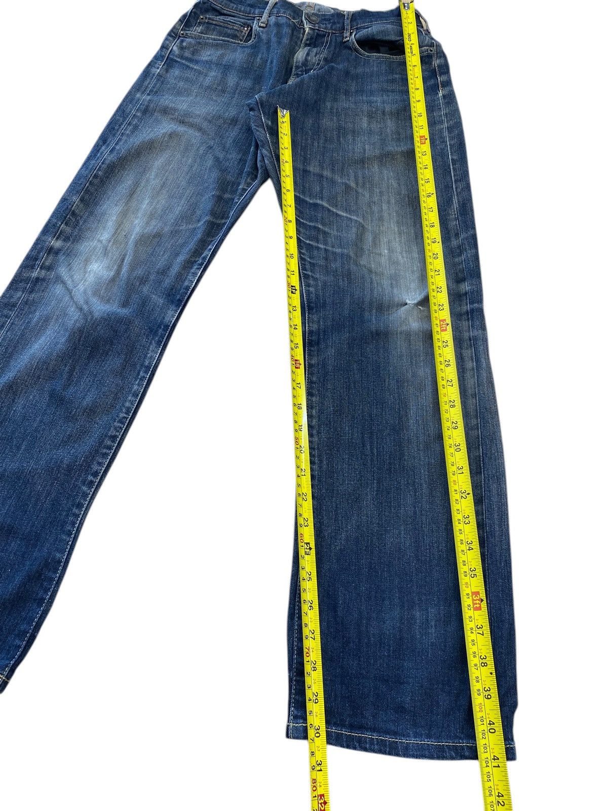 Japanese Brand Japanase Brand Faded Blue Wash Style Straight Leg Jeans Size US 28 / EU 44 - 8 Thumbnail