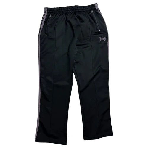 Needles Needles Smooth Poly Track Pants Black | Grailed