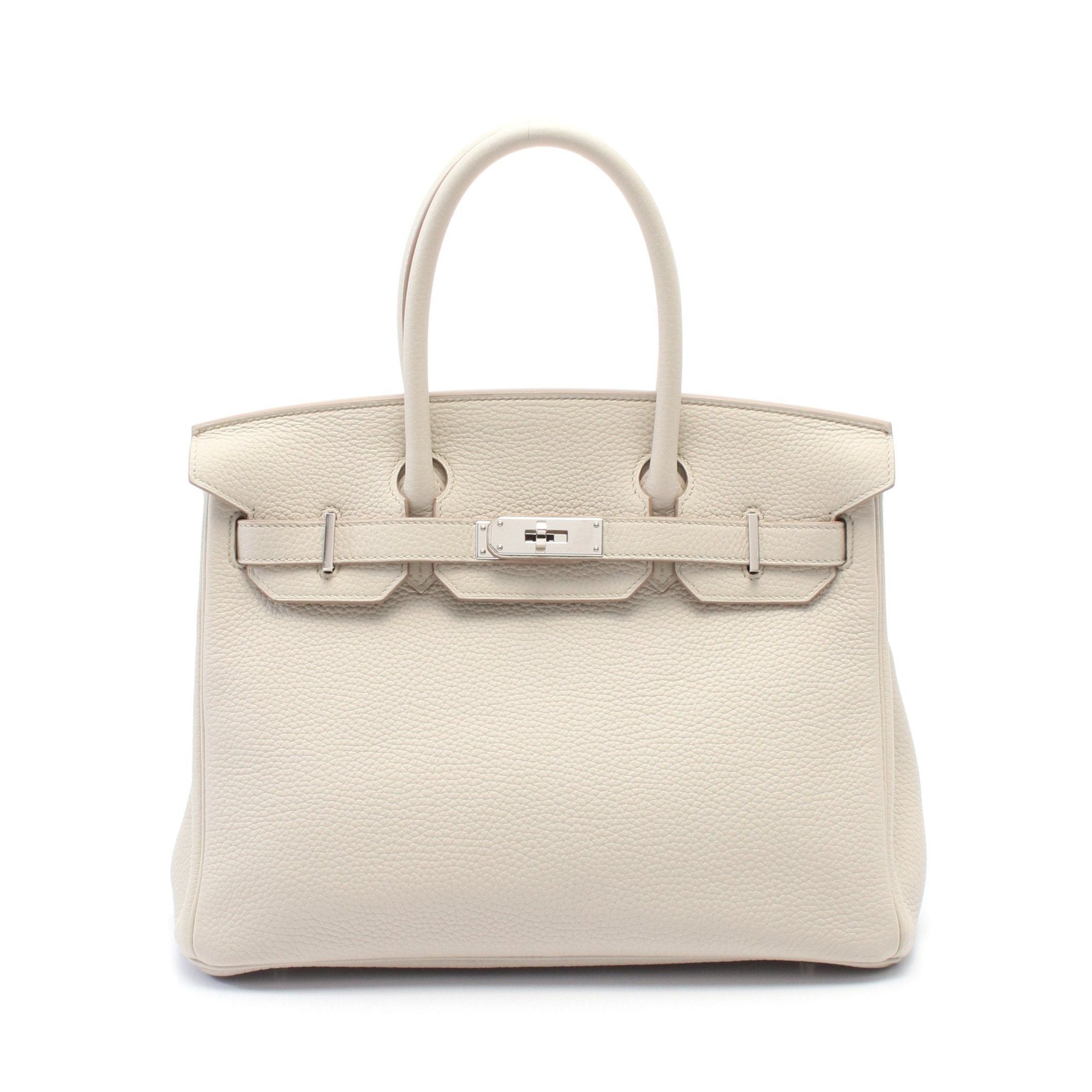 Hermes Hermes Birkin 30 Betton Handbag Togo Ivory Silver Hardware A Stamp Size ONE SIZE - 1 Thumbnail