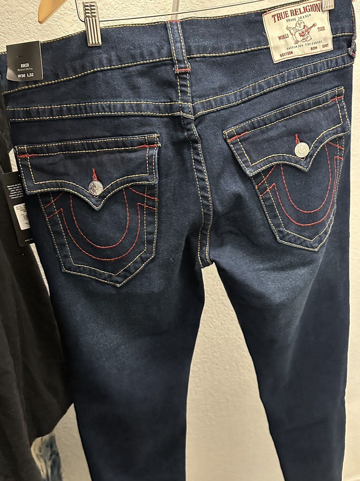 True Religion Rocco Big T Flap Skinny Jean Size US 36 / EU 52 - 4 Thumbnail