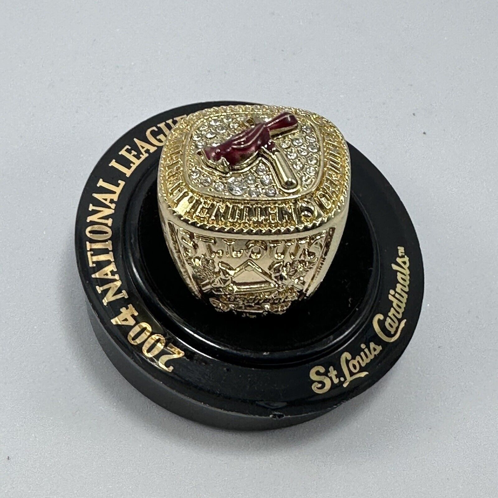 MLB ST Louis Cards Replica Ring 2004 National League Champion Size ONE SIZE - 12 Thumbnail