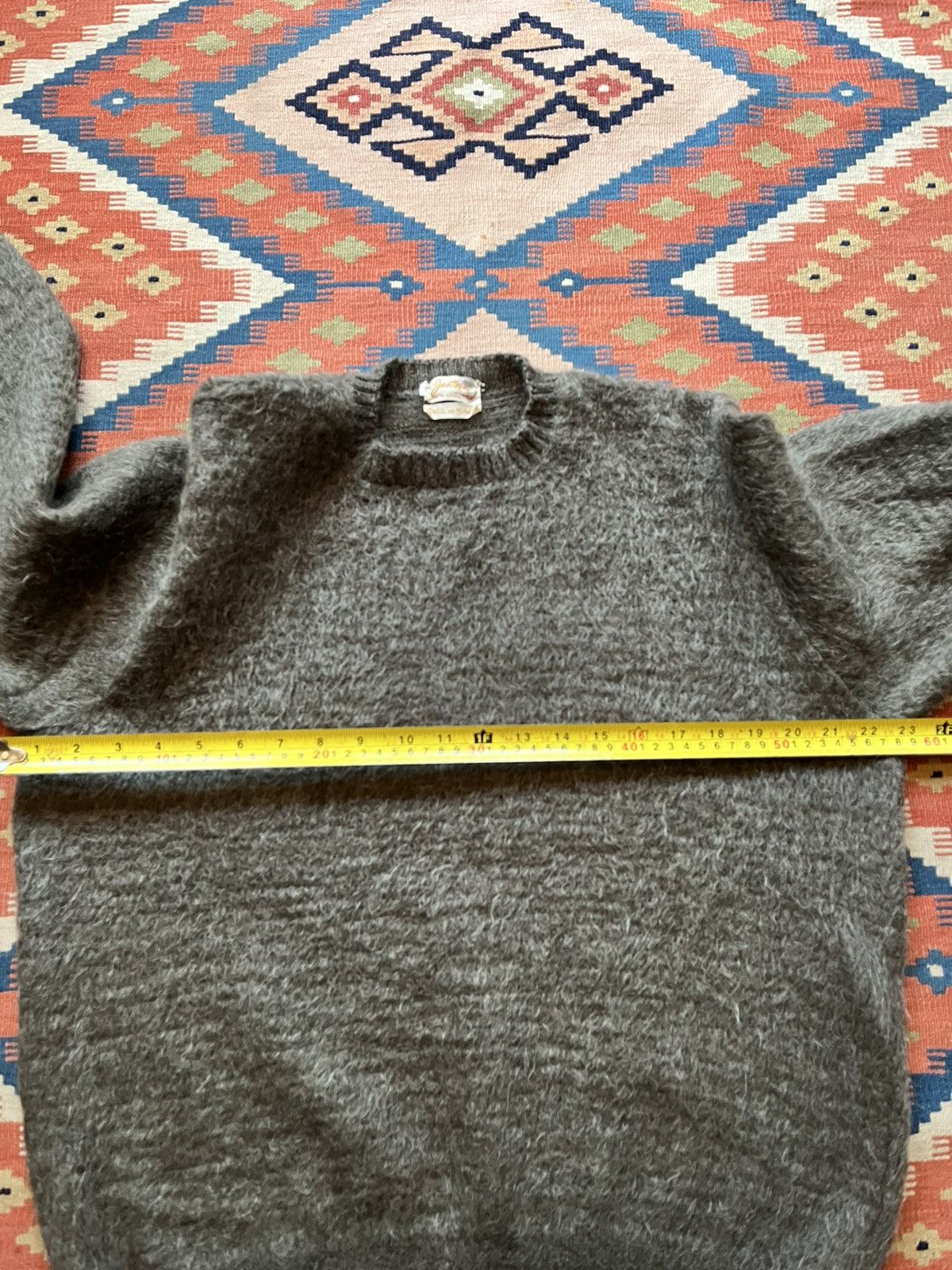 Vintage Vintage 60’s Mohair kurt cobain Crewneck RARE CRAZY Size US L / EU 52-54 / 3 - 5 Thumbnail