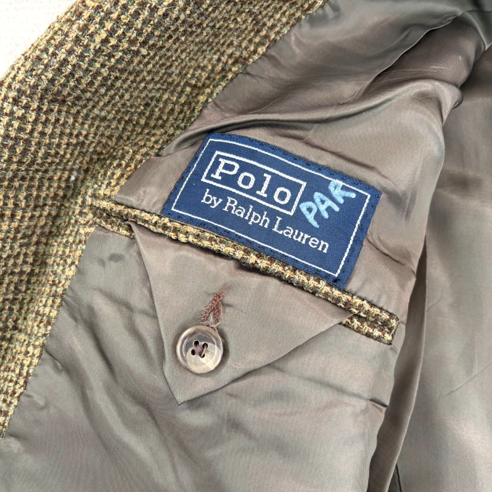 Ralph Lauren VINTAGE Polo Ralph Lauren Blazer Sports Coat Men 42L Brown Union Made in USA N/a Not Applicable? Size US XL / EU 56 / 4 - 4 Thumbnail