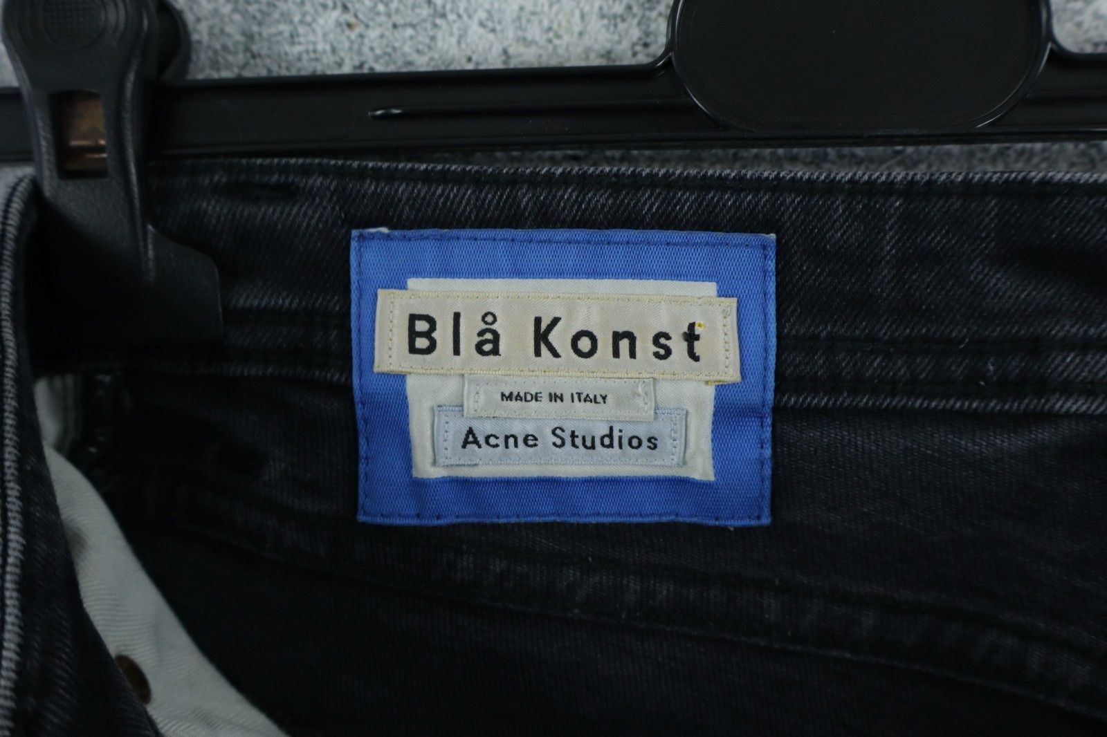 Acne Studios Acne Studios Peg Used Black Womens Jeans Made in Italy W26 Size 26" / US 2 / IT 38 - 7 Thumbnail
