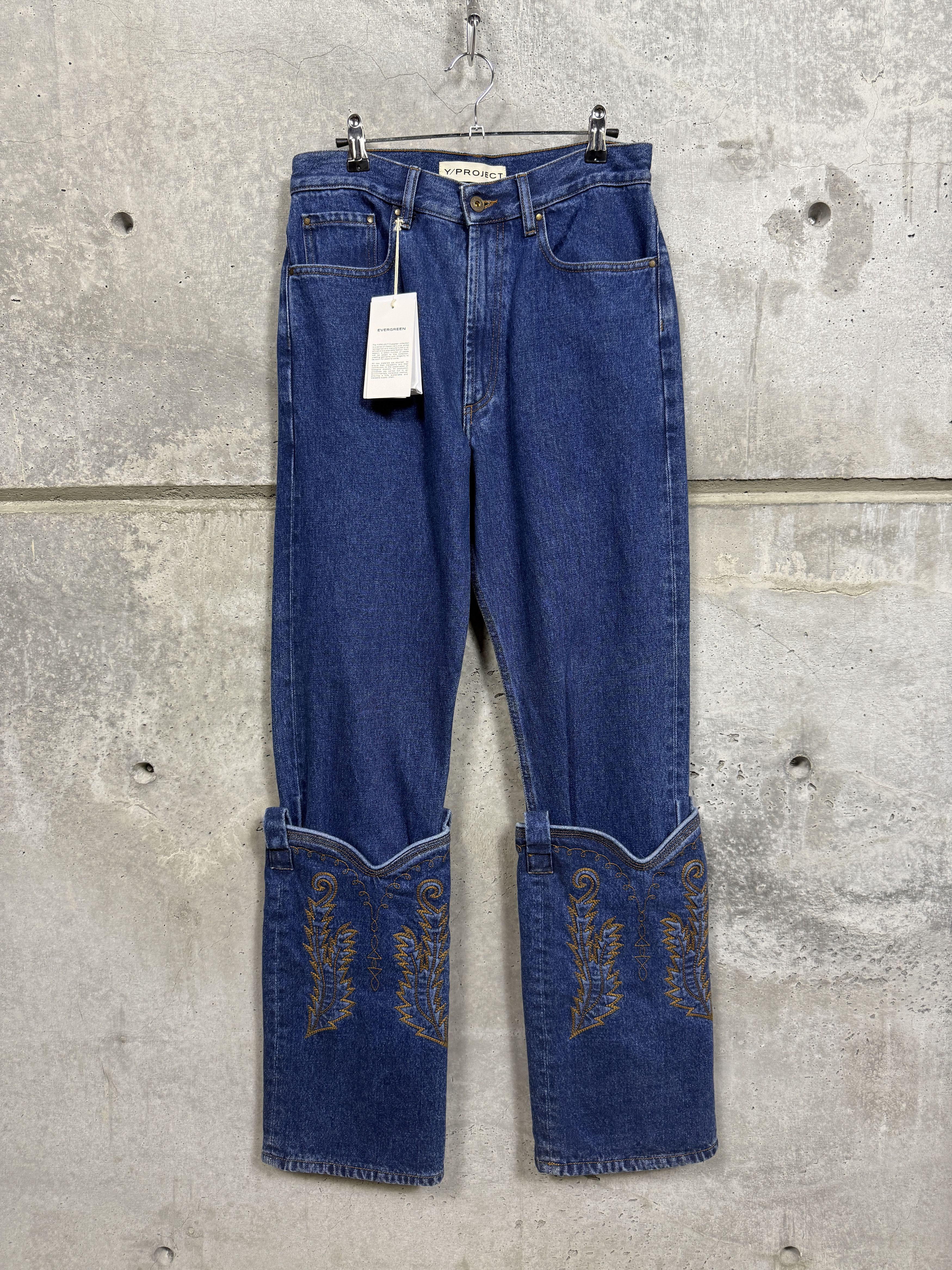 Y/Project $735 Y/Project Cowboy Cuff Jeans Size US 29 - 6 Thumbnail