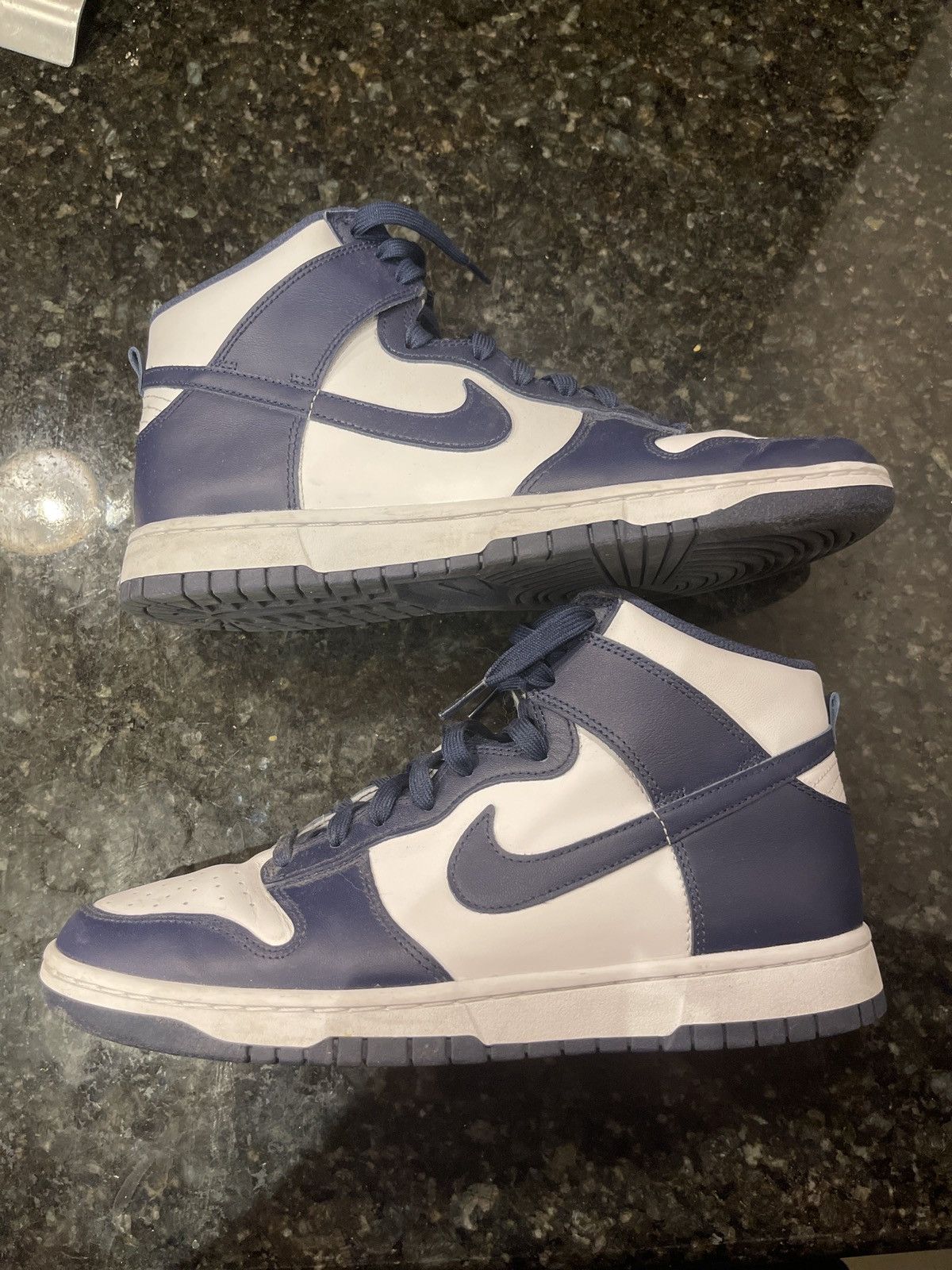 Nike Nike Midnight navy dunk high Size US 10 / EU 43 - 3 Thumbnail