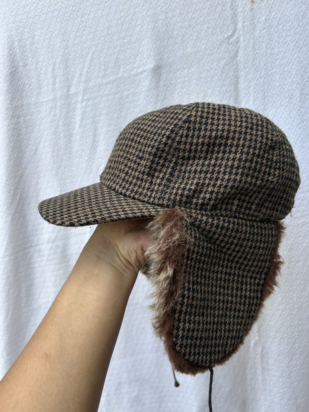If Six Was Nine × Japanese Brand × Le Grande Bleu (L.G.B.) Comme Ca Ism Earflap Fur Style Hats Size ONE SIZE - 3 Thumbnail