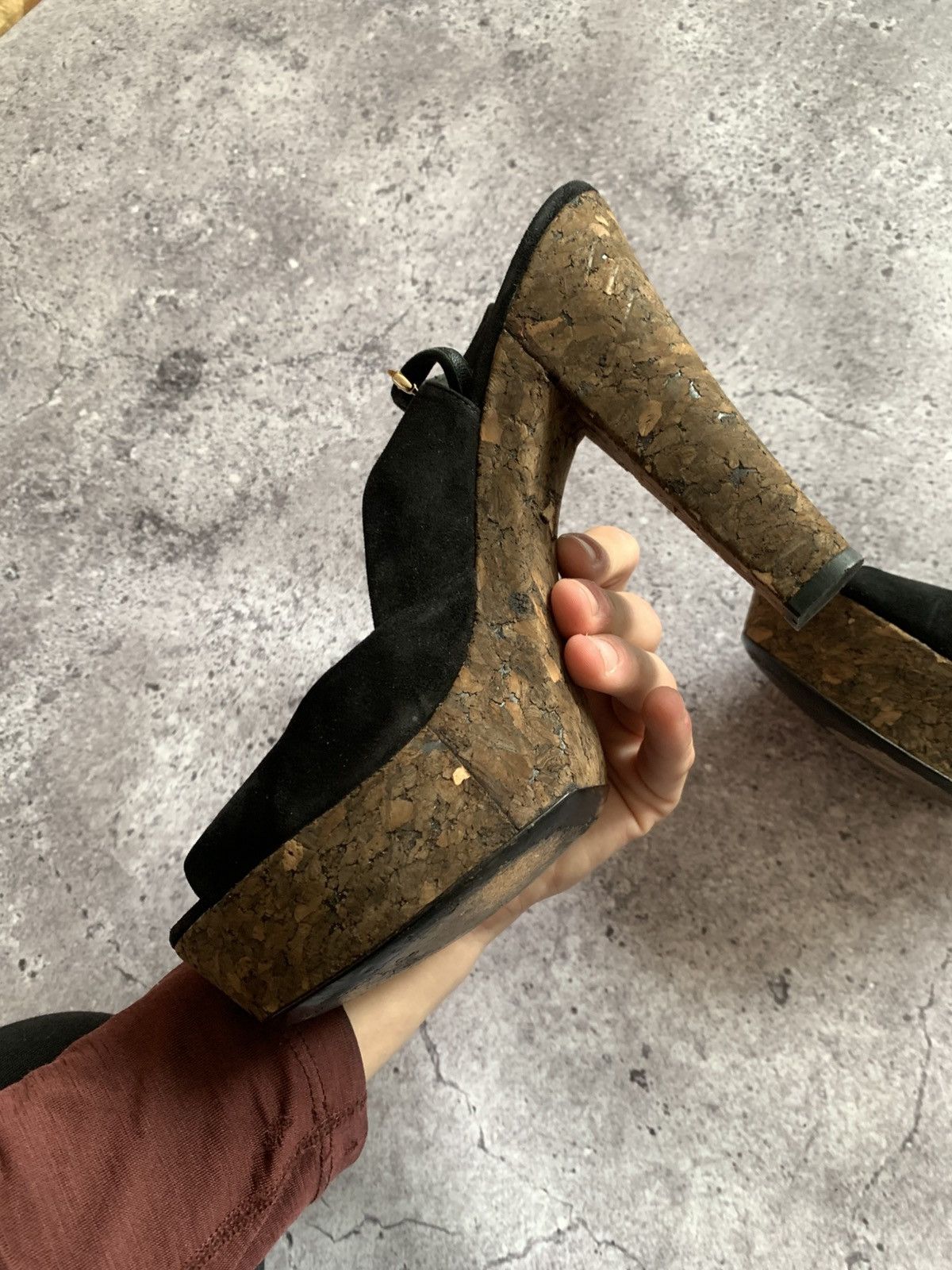 Gucci 🔥GUCCI BY TOM FORM PLATFORM HEELS Size US 8.5 / IT 38.5 - 22 Thumbnail