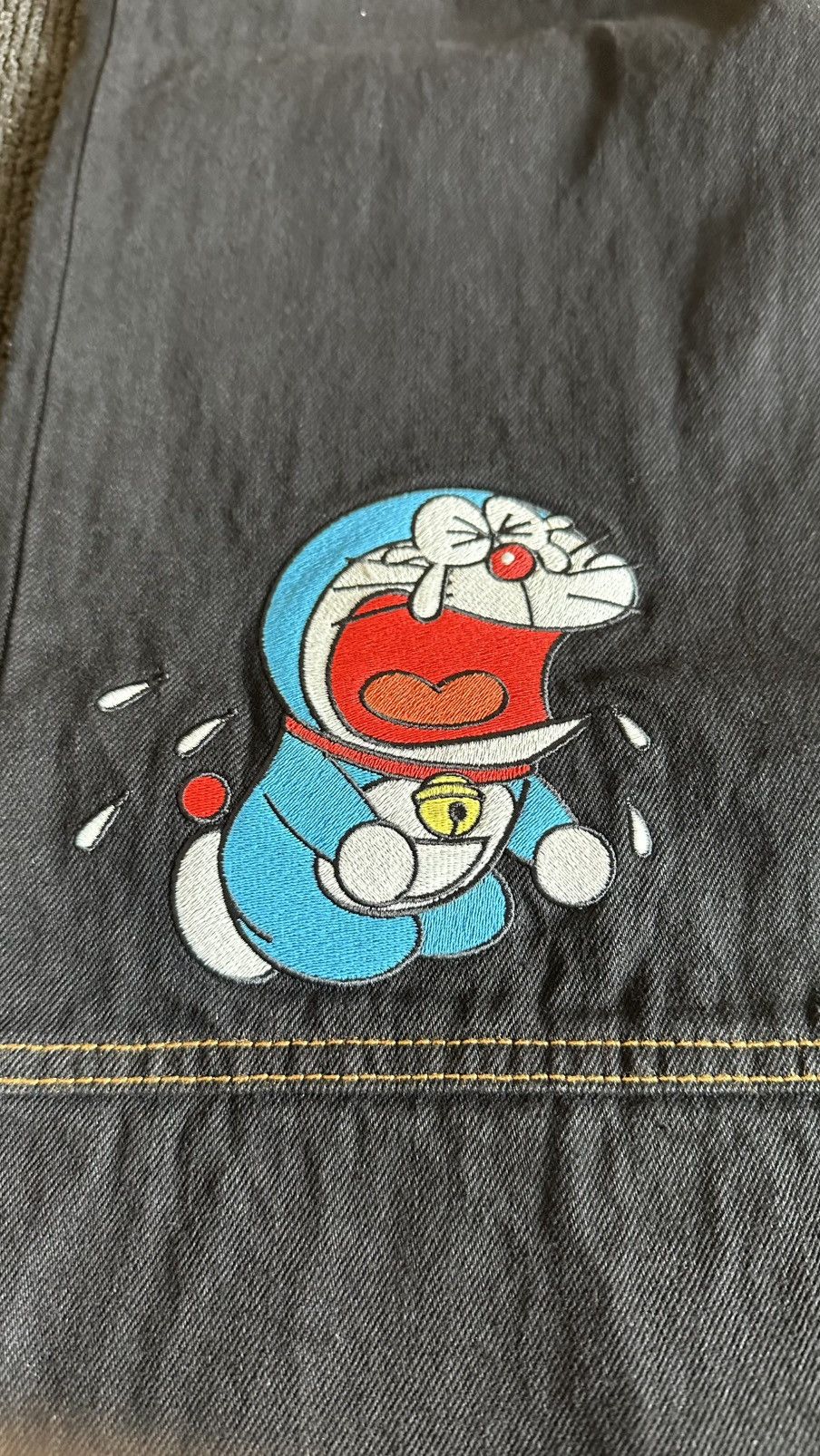 Palace Palace x Doraemon P90 jean (black stone wash) (32