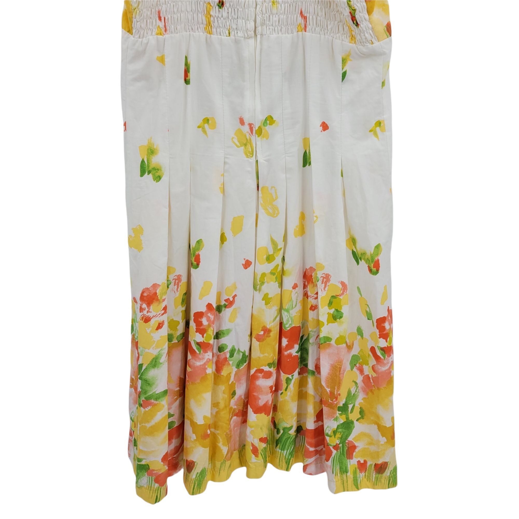 Vintage Vtg Apron Dress Sz 8 Cotton Cottagecore Peasant White Spring Size M / US 6-8 / IT 42-44 - 8 Thumbnail