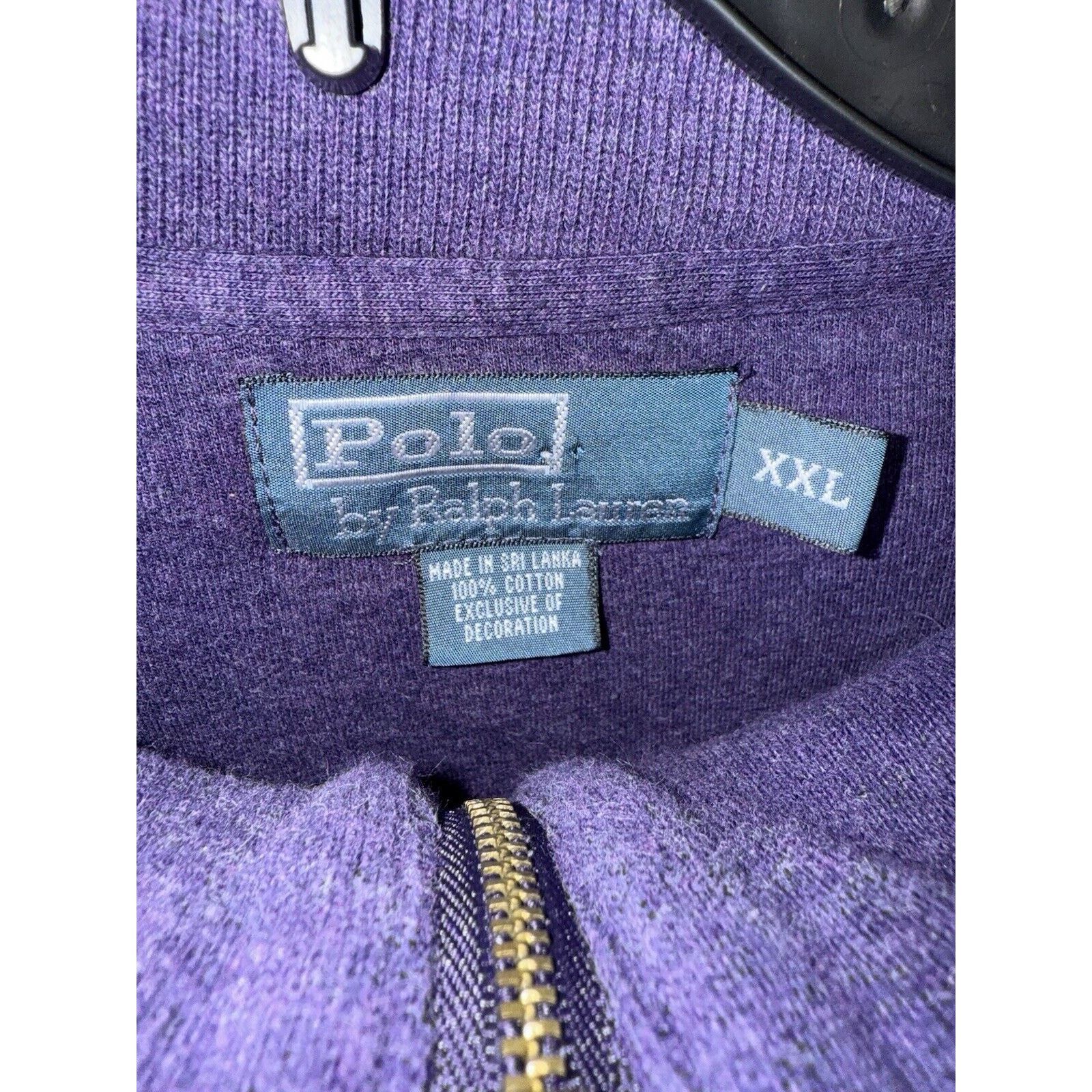Ralph Lauren Polo Ralph Lauren Sweater Purple Men’s XXL 1/4 Zip Jumper Size US XXL / EU 58 / 5 - 4 Thumbnail