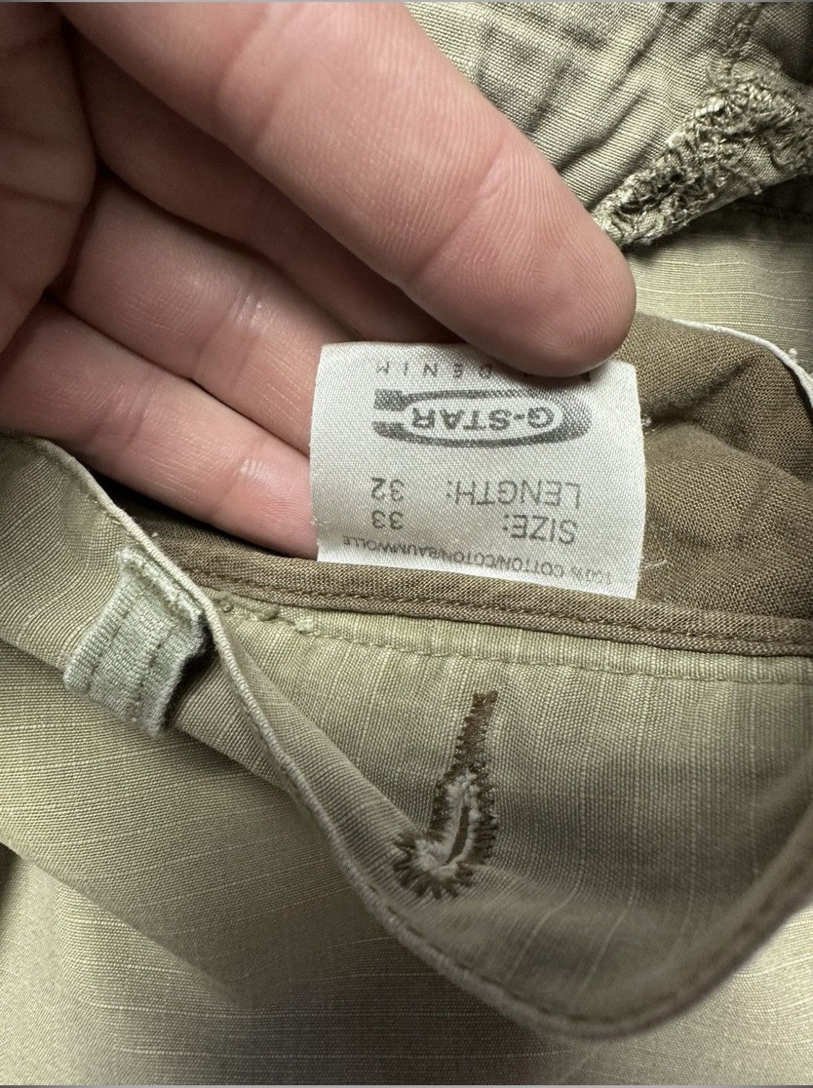 G-Star × Vintage Vintage G-Star Raw cargo pants Army pocket rare size 33 Size US 33 - 7 Thumbnail
