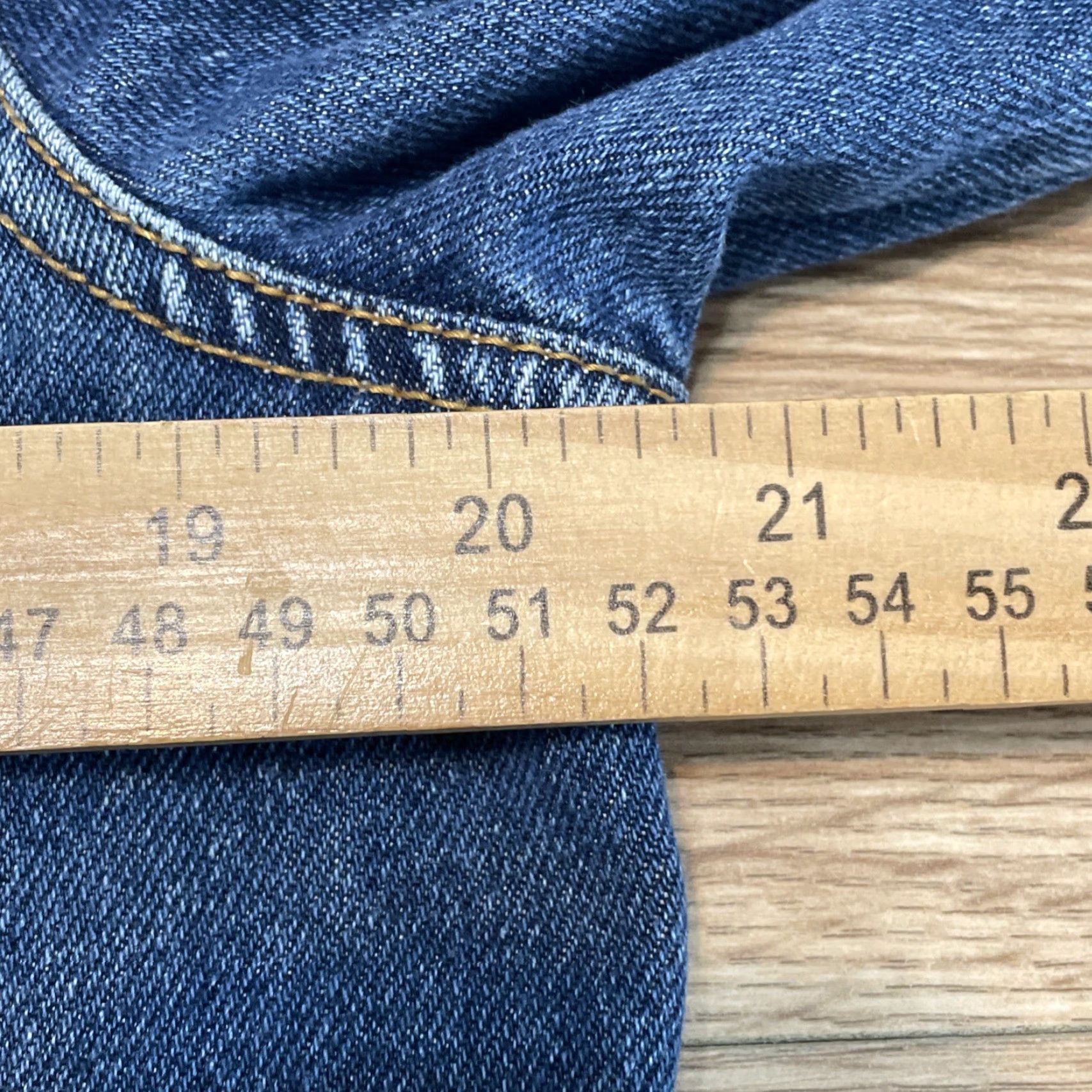 Denime VINTAGE Cello Denim Jacket Women’s Large Distressed Trucker Blue Jean Size 36" / US 14 / IT 50 - 7 Thumbnail