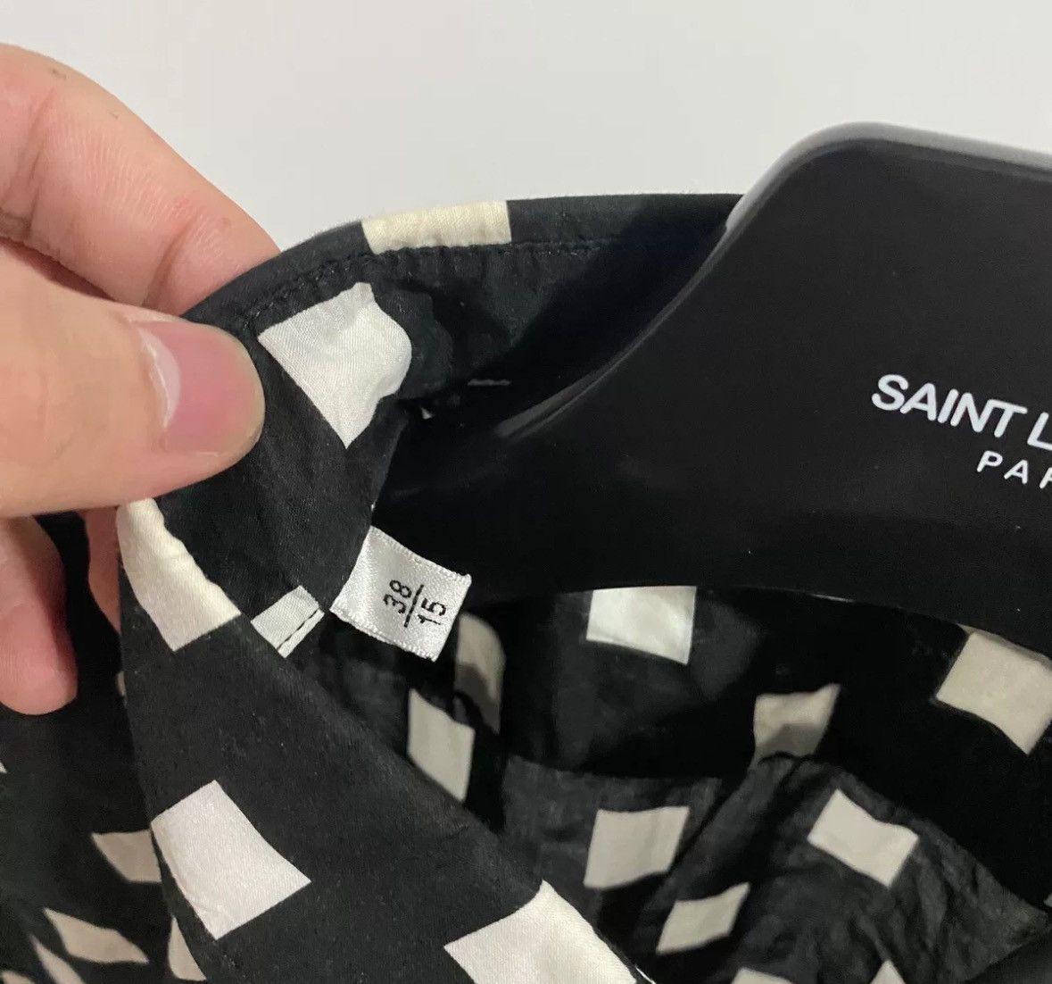 Saint Laurent Paris × Yves Saint Laurent Saint Laurent slp13SS Square Shirt2412-Nextarrow Size US S / EU 44-46 / 1 - 3 Thumbnail
