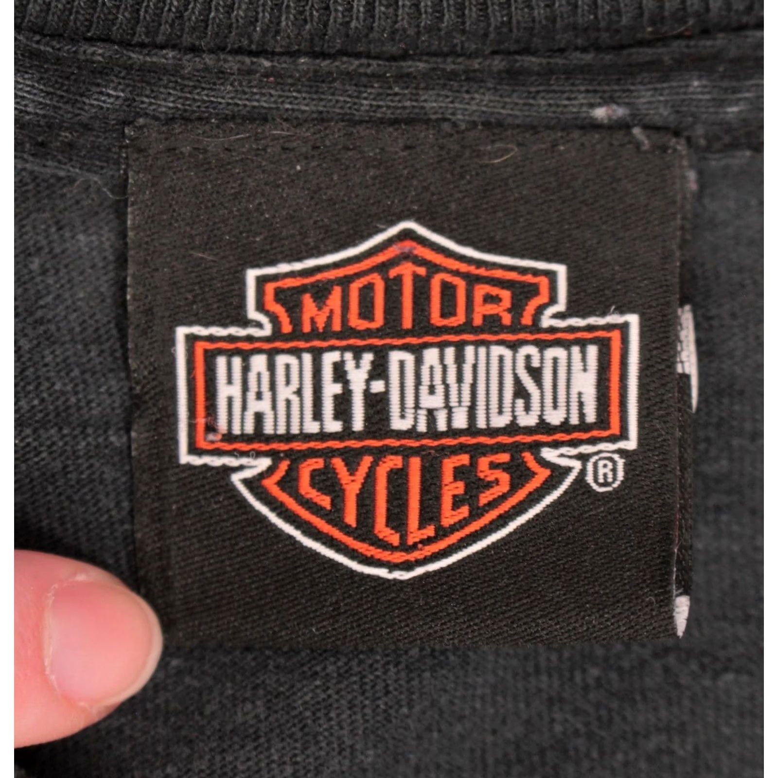 Harley Davidson Harley-Davidson VTG 90s Y2K Skull Long Sleeve TShirt XL Men Black Shirt Graphic Tee KS Topeka Skull 1990s 90s T-Shirt Size US XL / EU 56 / 4 - 3 Thumbnail