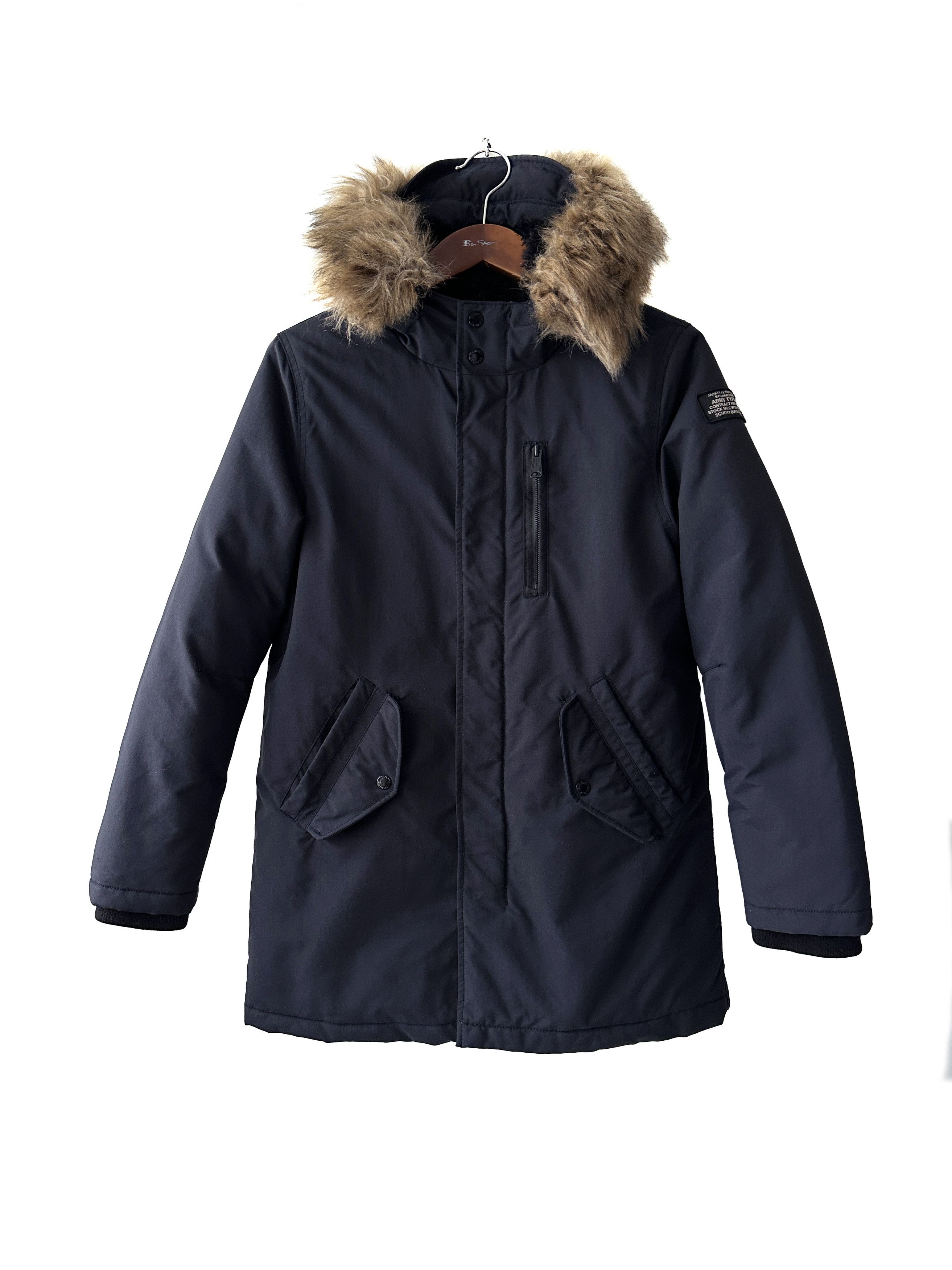 Schott Schott Flyer's Man Intermediate navy puffa parka jacket Size US S / EU 44-46 / 1 - 2 Thumbnail