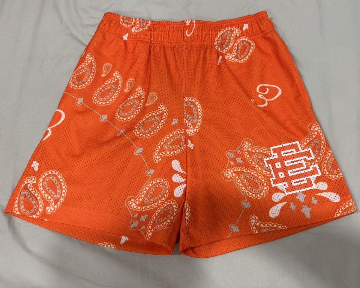 Eric Emanuel Eric Emanuel Orange Paisley shorts Size US 30 / EU 46 - 1 Thumbnail