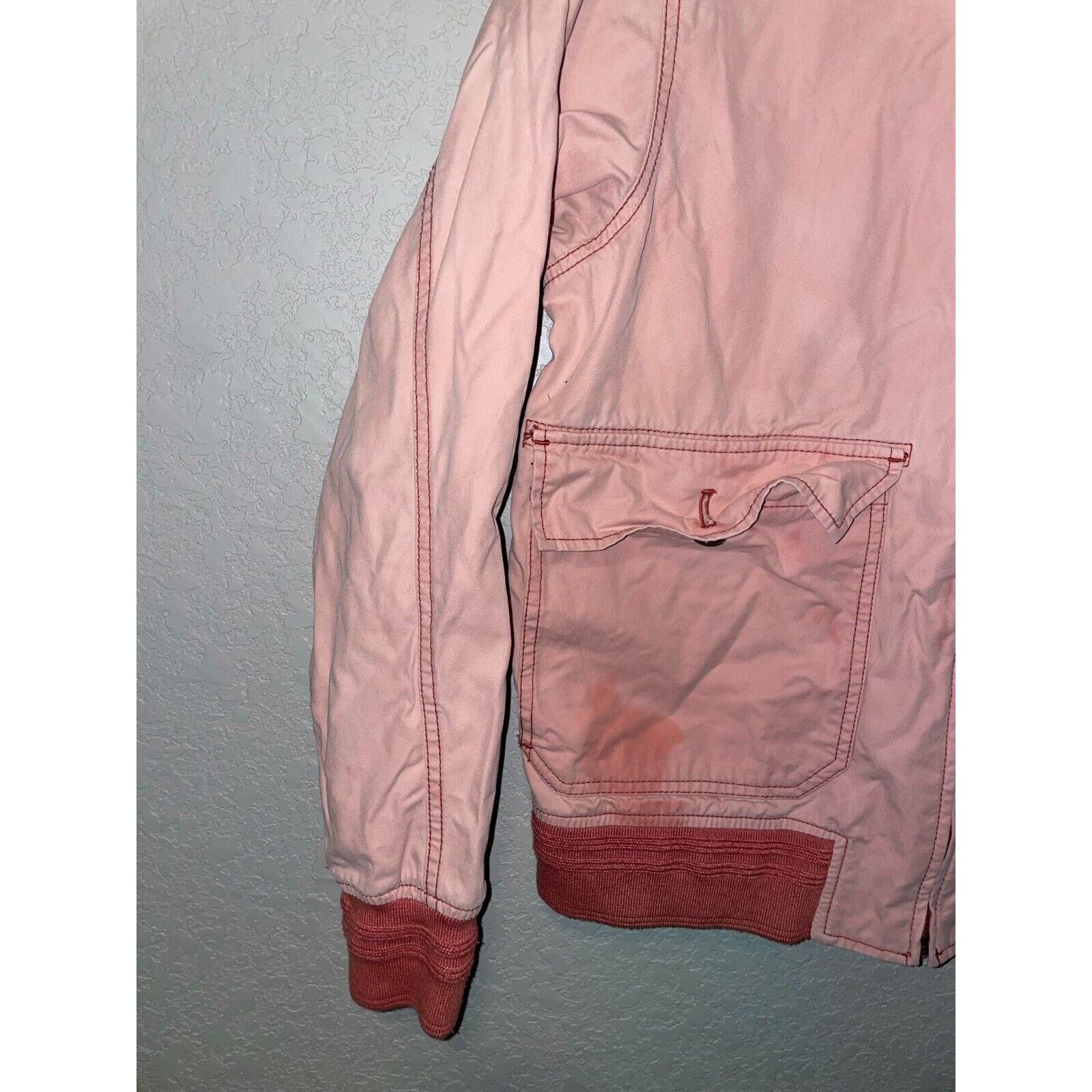 Izod Izod Luxury Sport Jacket Light Faded Red Pink Jacket S Small Size US S / EU 44-46 / 1 - 4 Thumbnail