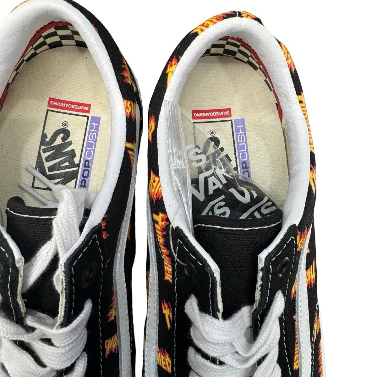 Vans Vans Old Skool x Thrasher Black Orange Flame DS Size 11.5 Size US 11.5 / EU 44-45 - 5 Thumbnail