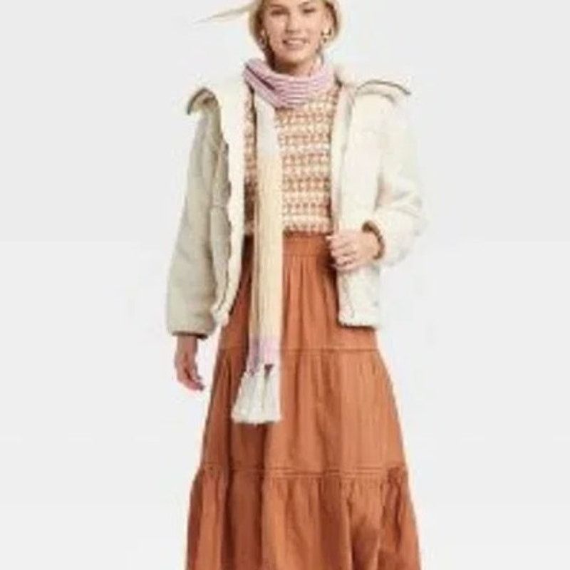 Other Universal Threads Sherpa Anorak Jacket White Women's Size S Size S / US 4 / IT 40 - 3 Thumbnail