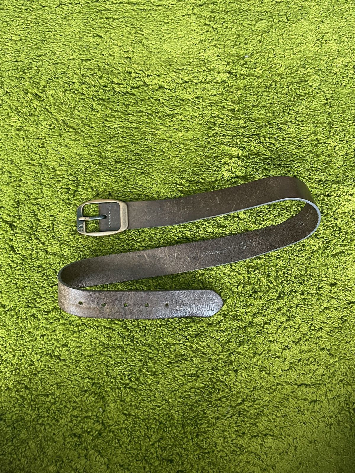 Cowboy Equipment × G-Star G-Star Raw real leather western cowboy style belt Size 34 - 1 Thumbnail