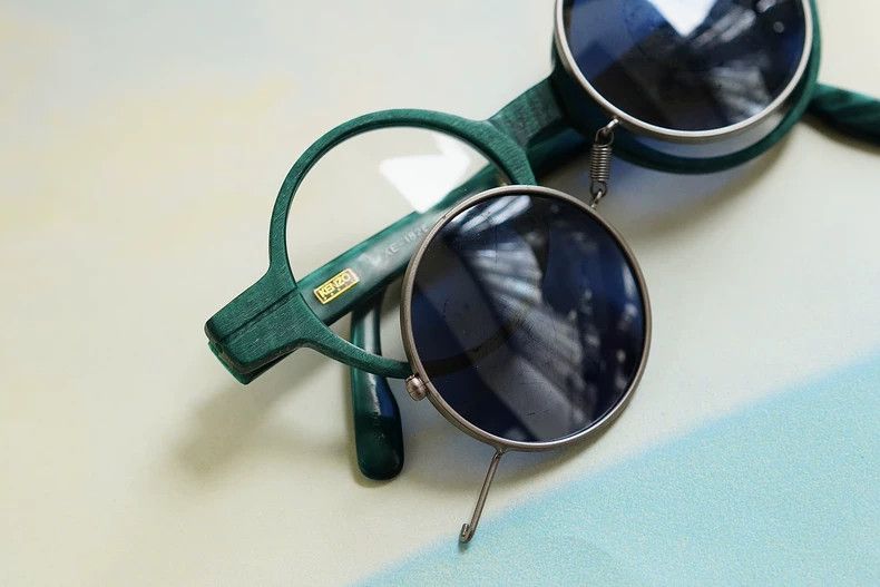 Kenzo KENZO Green celluloid pilot glasses Size ONE SIZE - 3 Thumbnail