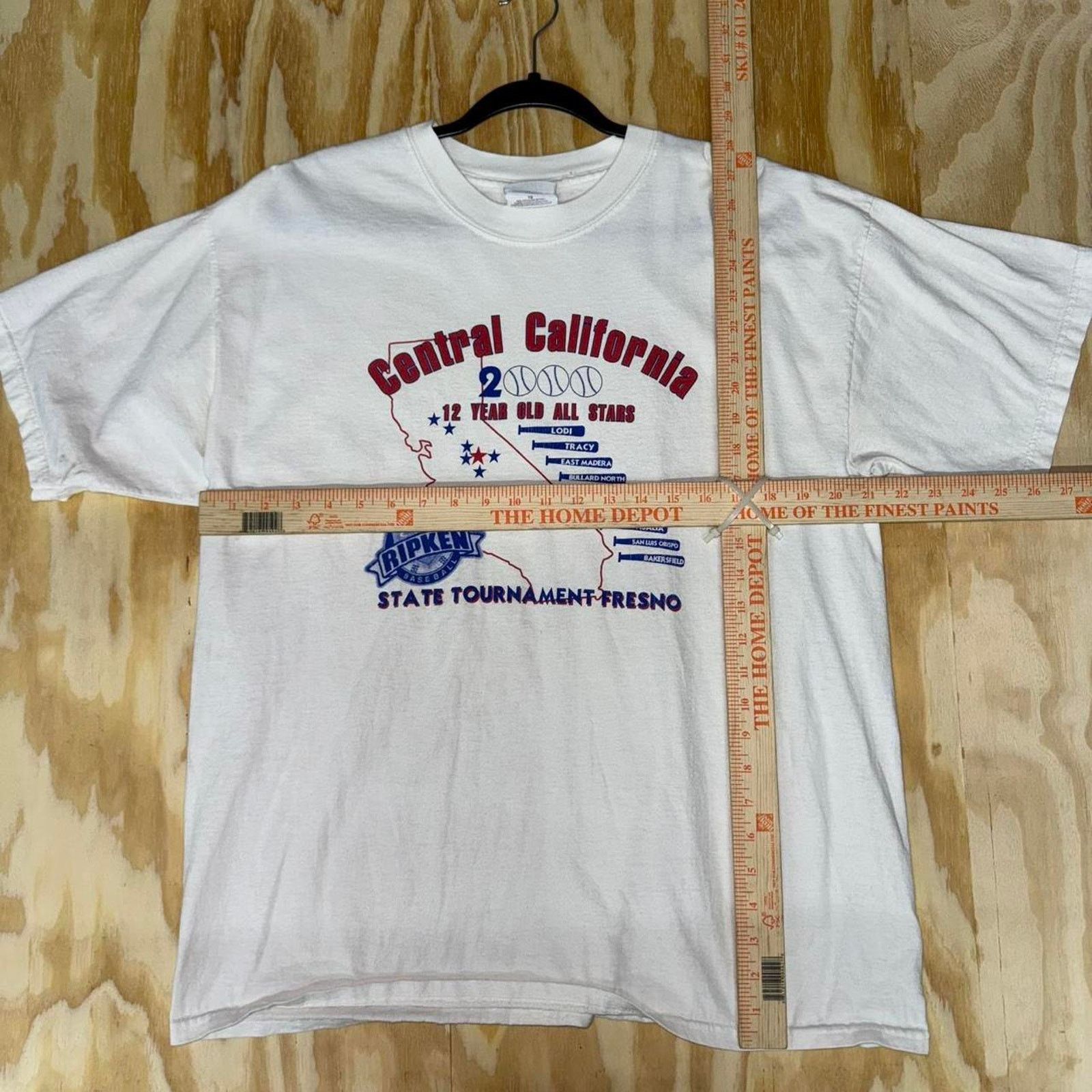 Gildan Vintage y2k central california 2000 cal ripken baseball tee Size US XL / EU 56 / 4 - 3 Thumbnail