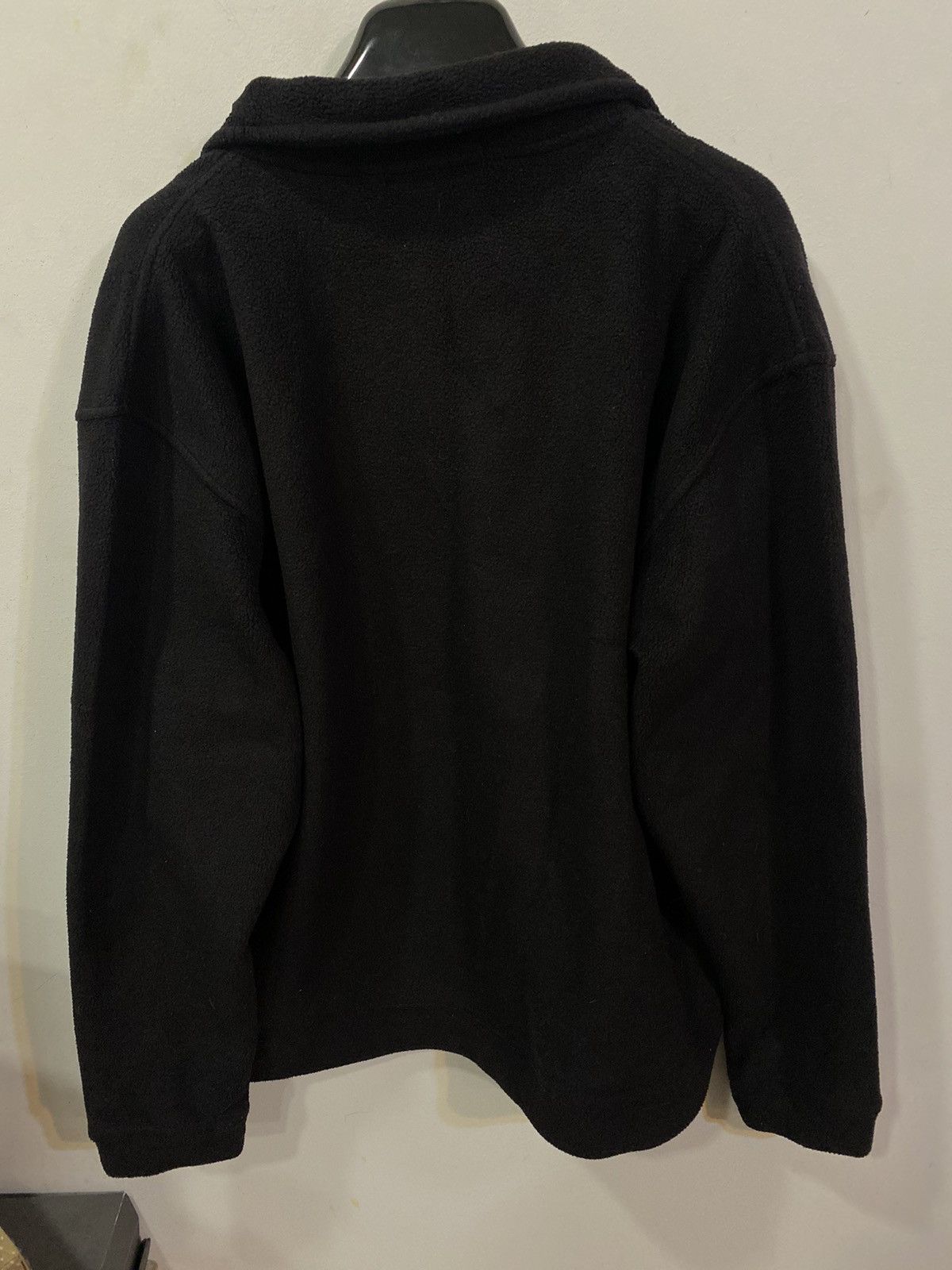 Yves Saint Laurent Fleece Black YSL Sweatshirt 1/4 Quarter Zip Big Logo Sweater Size US L / EU 52-54 / 3 - 15 Thumbnail