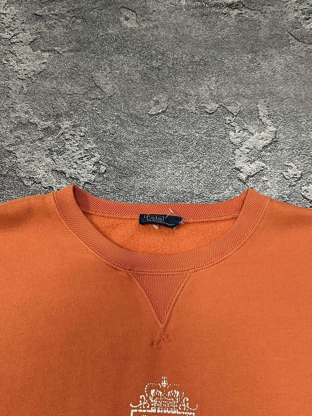 Polo Ralph Lauren Vintage Polo Ralph Lauren Sun Faded Orange Sweatshirt M Size US M / EU 48-50 / 2 - 10 Thumbnail