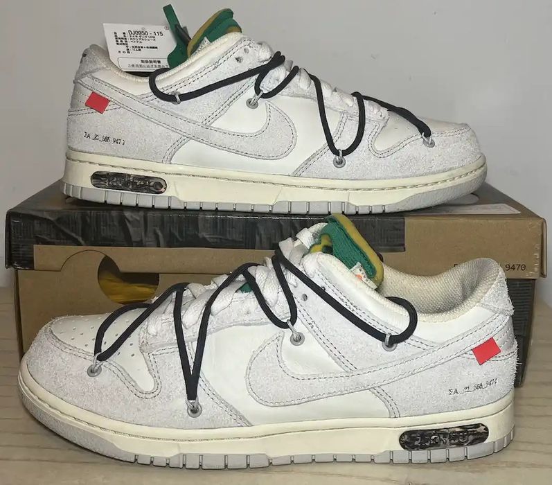 Buy Off-White x Dunk Low 'Lot 20 of 50' - DJ0950 115