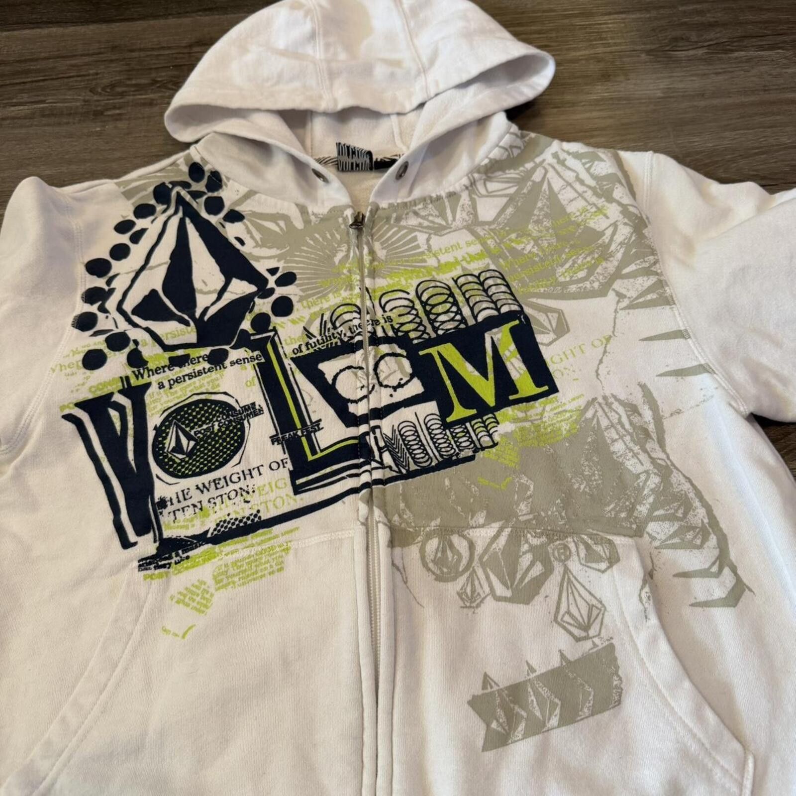 Volcom Vintage volcom stone zip up hoodie 00s S Y2K Size US S / EU 44-46 / 1 - 4 Thumbnail