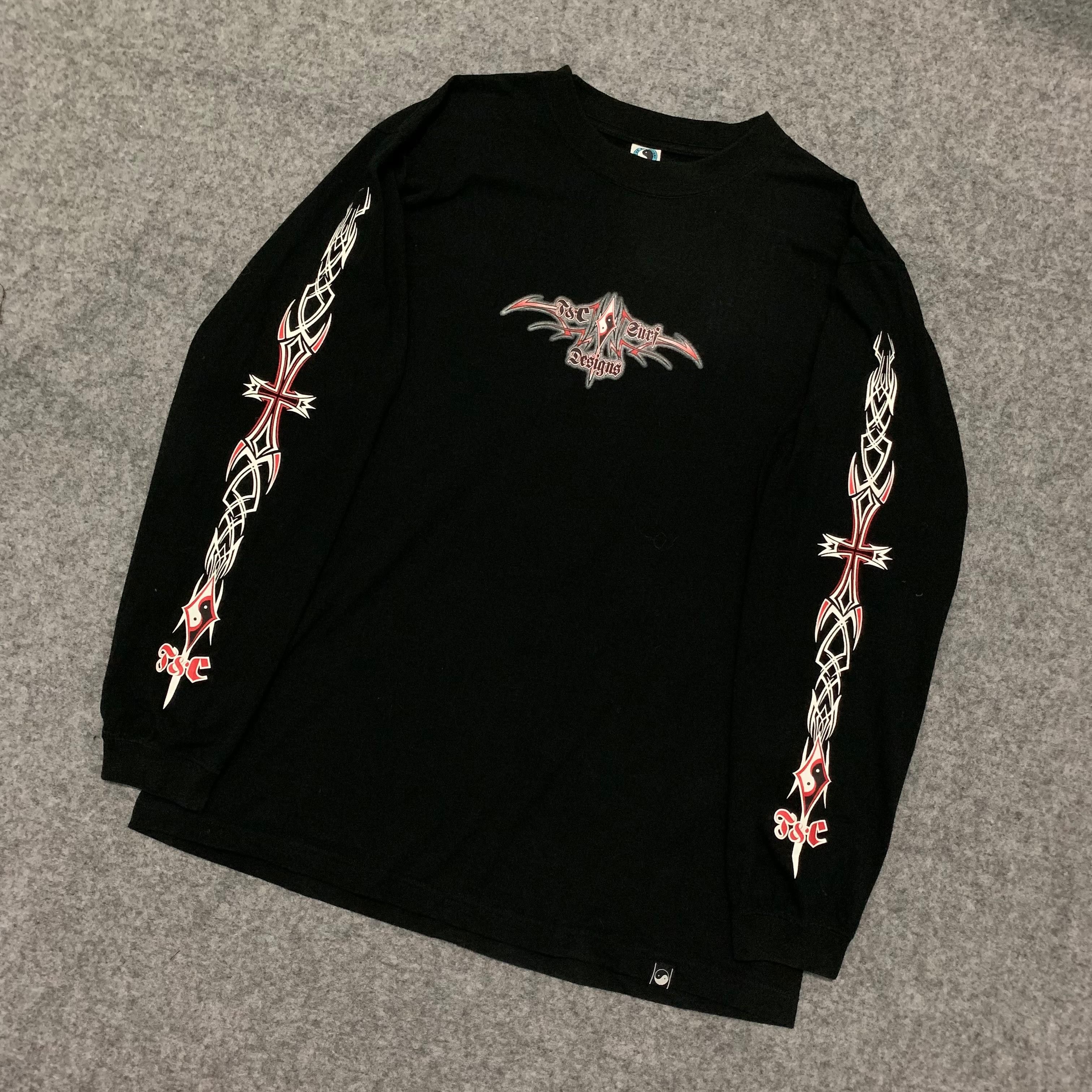 Vintage T&C Surf Design Town and Country Streetwear Longsleeve Size US XL / EU 56 / 4 - 4 Thumbnail