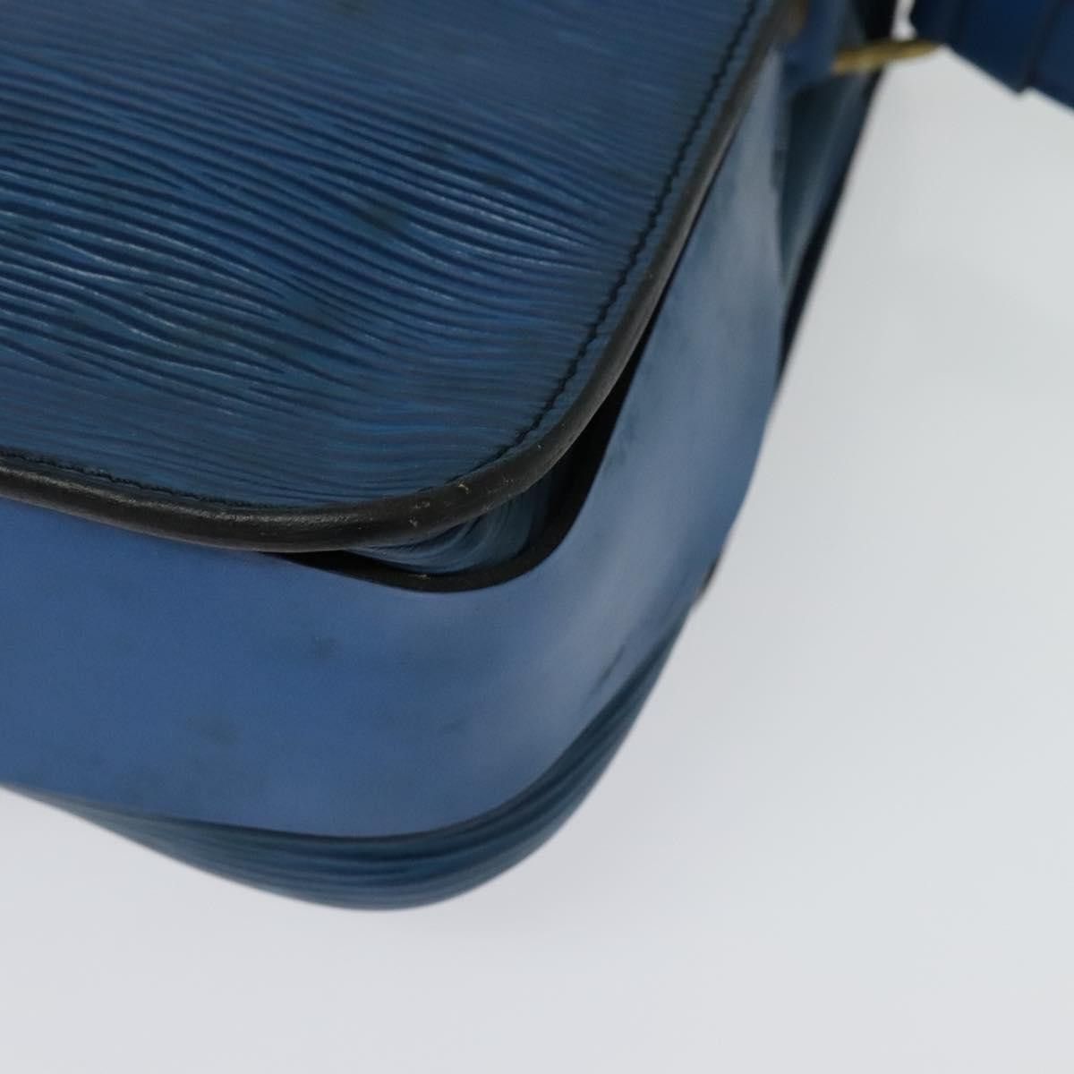 Louis Vuitton LOUIS VUITTON Epi Cartouchiere MM Shoulder Bag Blue M52245 Size ONE SIZE - 16 Thumbnail