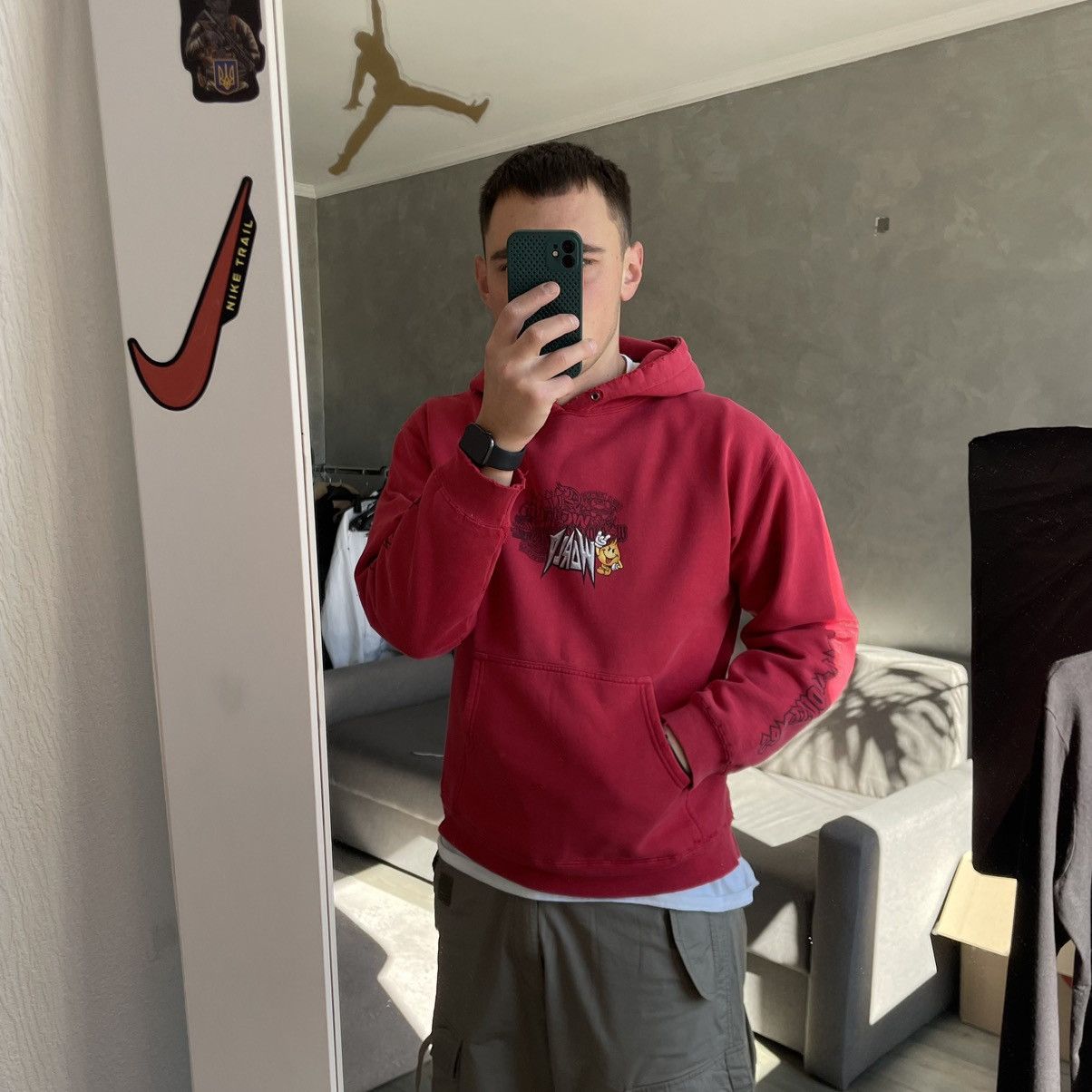 Hook-Ups 1997 World Industries Rare Vintage Distressed Skate Hoodie Size US M / EU 48-50 / 2 - 2 Thumbnail