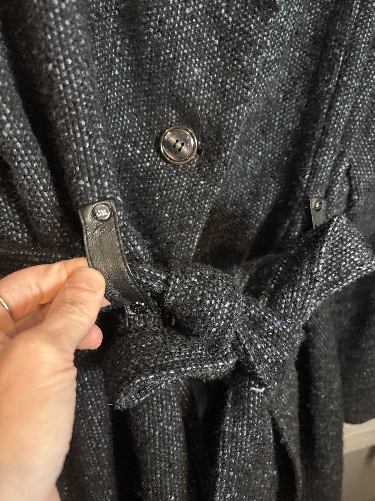 Steve Madden Steve Madden Women’s Tweed Belted Coat 2X Plus Size Size XXL / US 16-18 / IT 52-54 - 3 Thumbnail