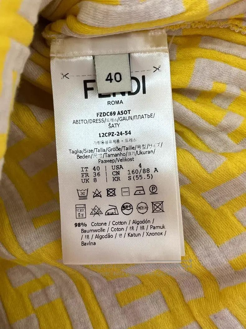 Fendi Fendi All-over Printed Dress Size XS / US 0-2 / IT 36-38 - 5 Thumbnail