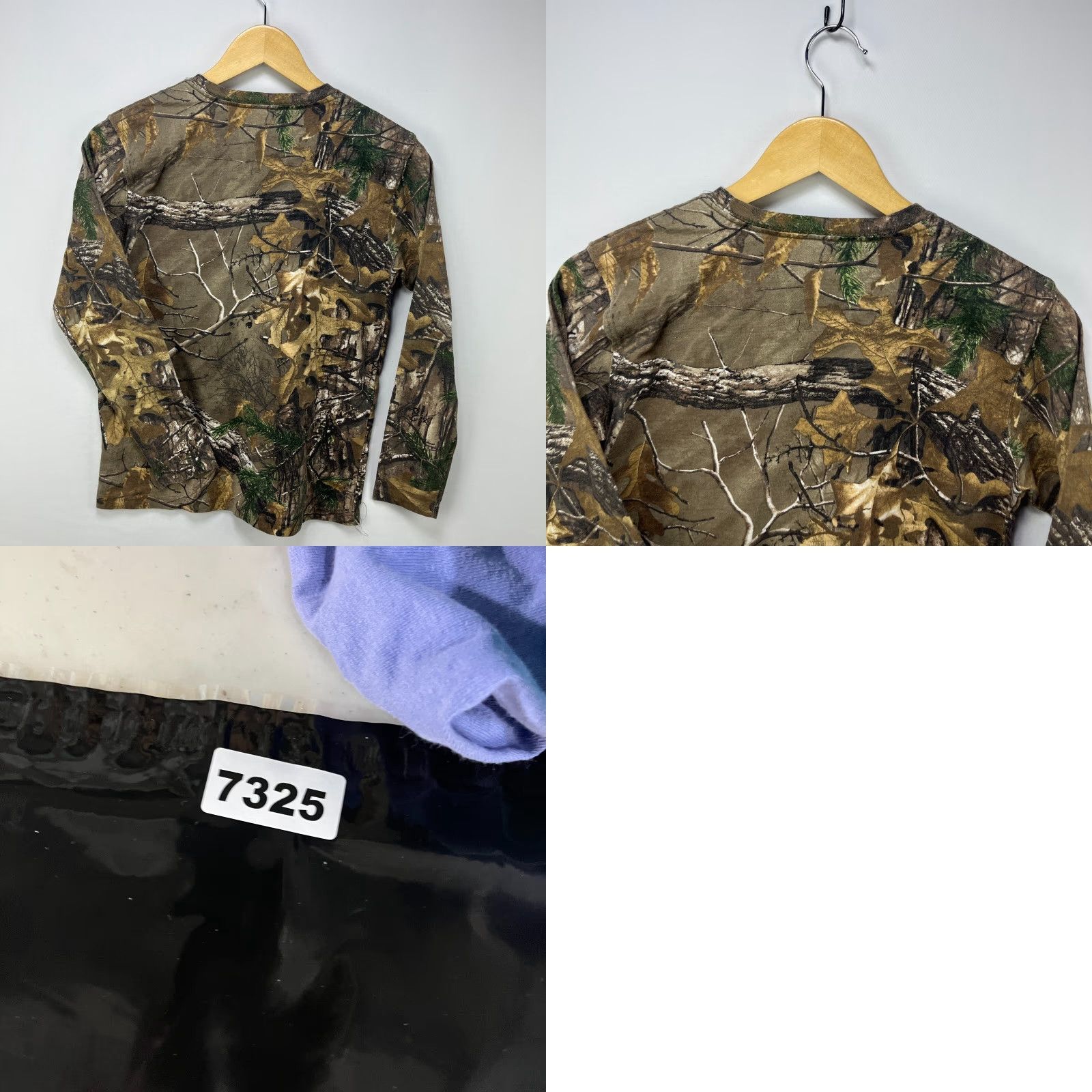 Realtree VINTAGE Realtree Camo Long Sleeve Shirt XS Men Green 90s T-Shirt Size US XS / EU 42 / 0 - 8 Thumbnail