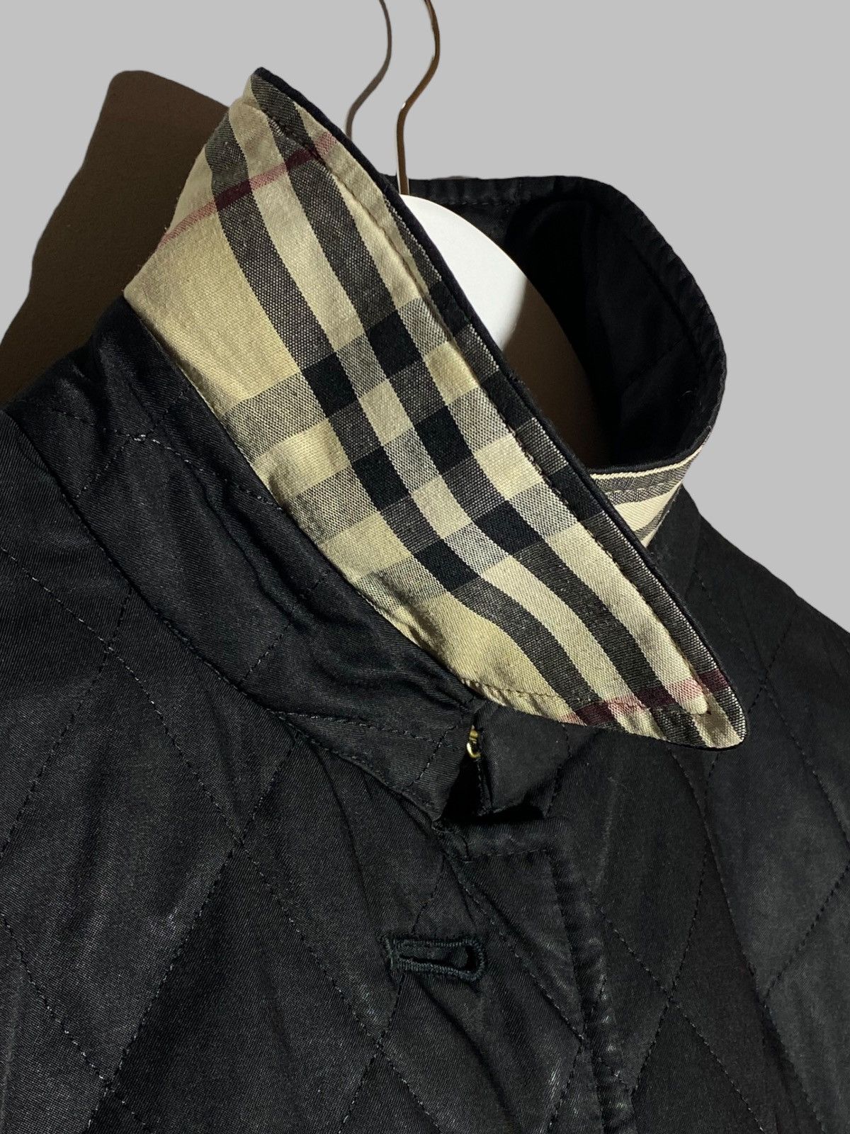 Burberry Burberry London Quilted Coat Black Nova Check Lining Size S / US 4 / IT 40 - 16 Thumbnail