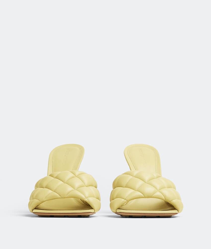 Bottega Veneta o1n1vont1024 Padded Mules in Lemonade Size US 7.5 / IT 37.5 - 2 Thumbnail
