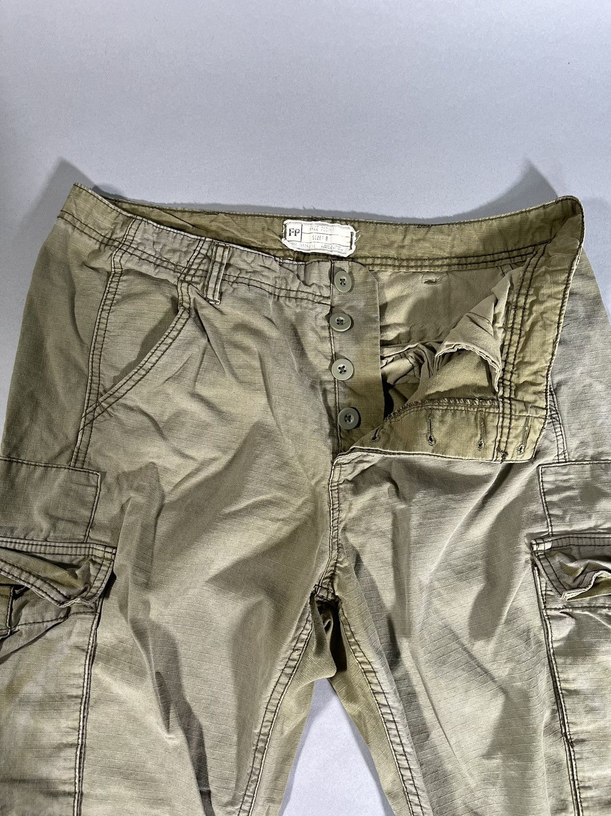 Free People Free People Faded Tactical Military Cargo Pants Size 30" / US 8 / IT 44 - 2 Thumbnail