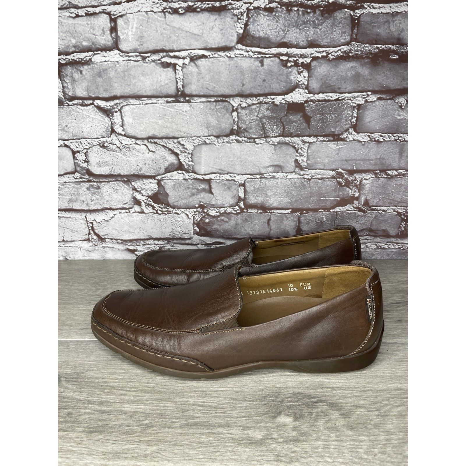 Mephisto Mephisto Loafers Men Sz 10.5 Brown Leather Slip On Moc Cool Size US 10.5 / EU 43-44 - 3 Thumbnail