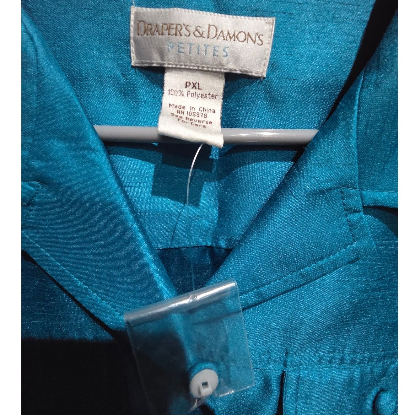 Other Drapers & Damons Electric Blue Button Up Jacket - PXL Size XL / US 12-14 / IT 48-50 - 3 Thumbnail