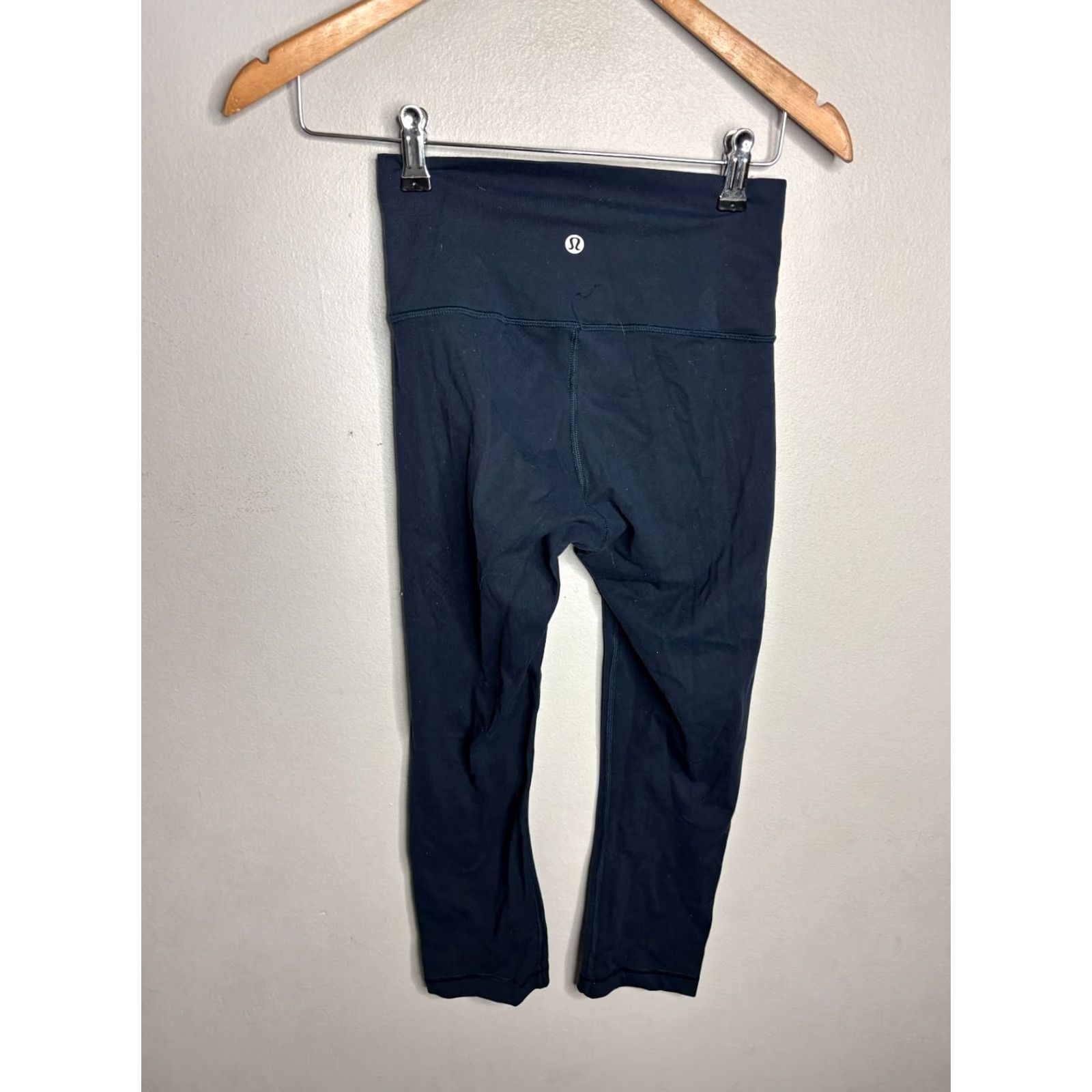 Lululemon Lululemon Align Leggings Crop Blue 4 Skinny Athletic Activewear Pants Regular Inseam 19" Size 27" / US 4 / IT 40 - 2 Thumbnail
