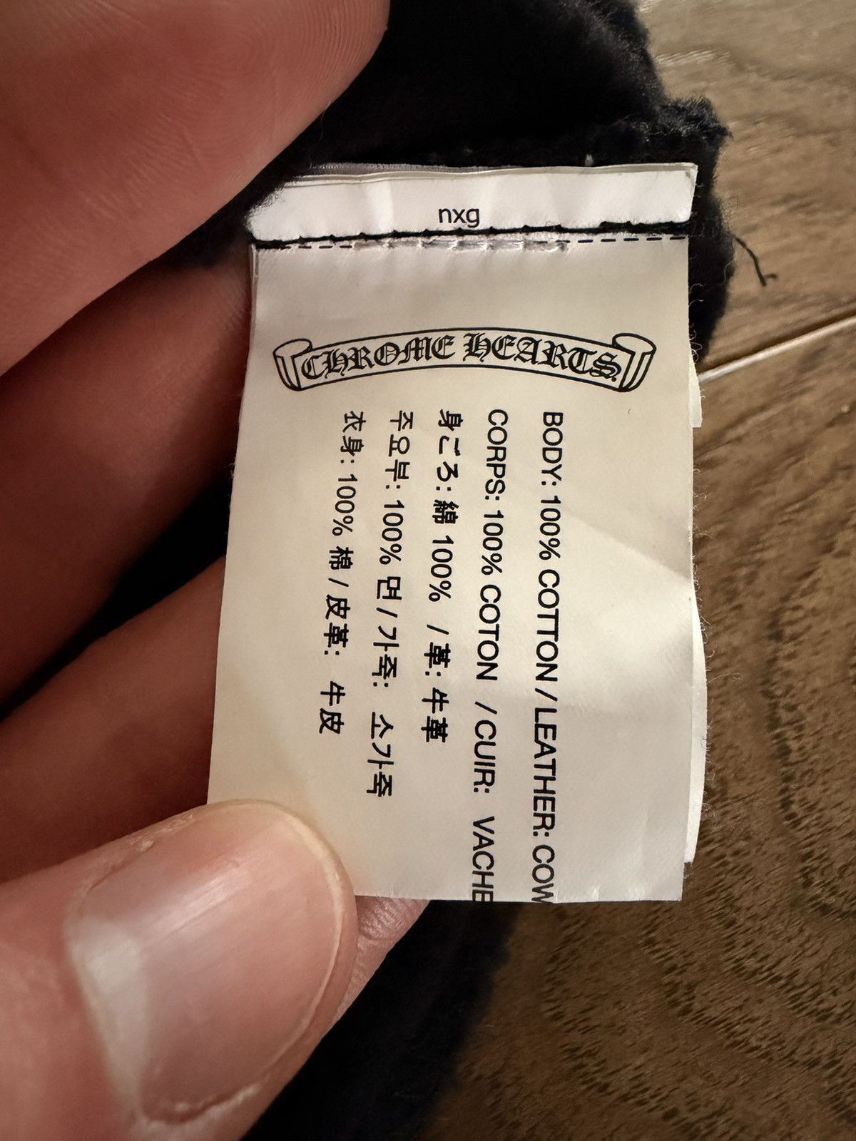 Chrome Hearts Chrome Hearts Sample Heavyweight Leather Sleeve Hoodie Size US S / EU 44-46 / 1 - 11 Thumbnail
