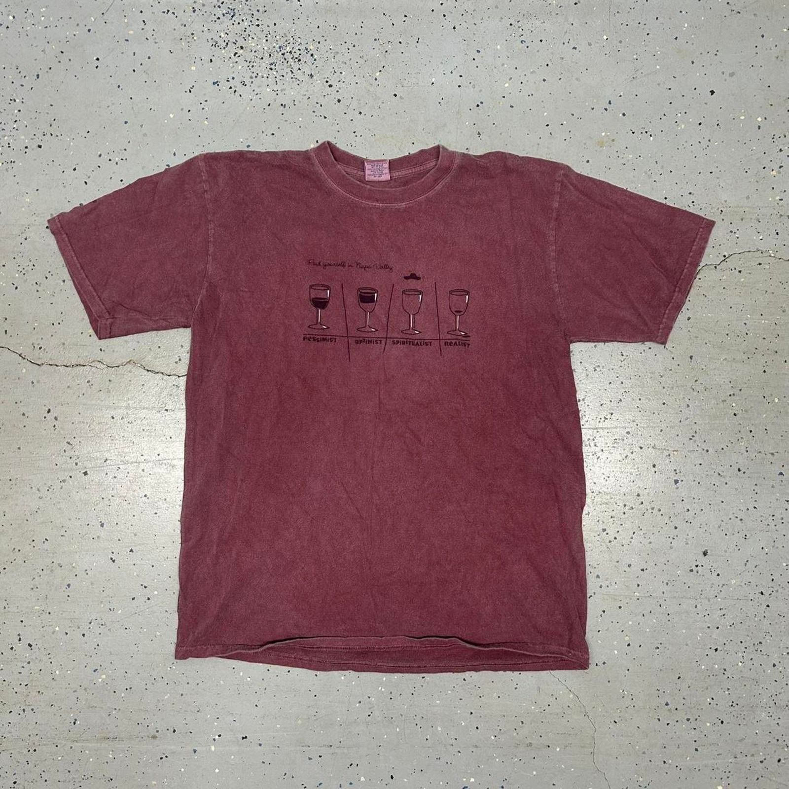 Other vintage/y2k purple wine glass tee Size US L / EU 52-54 / 3 - 1 Thumbnail