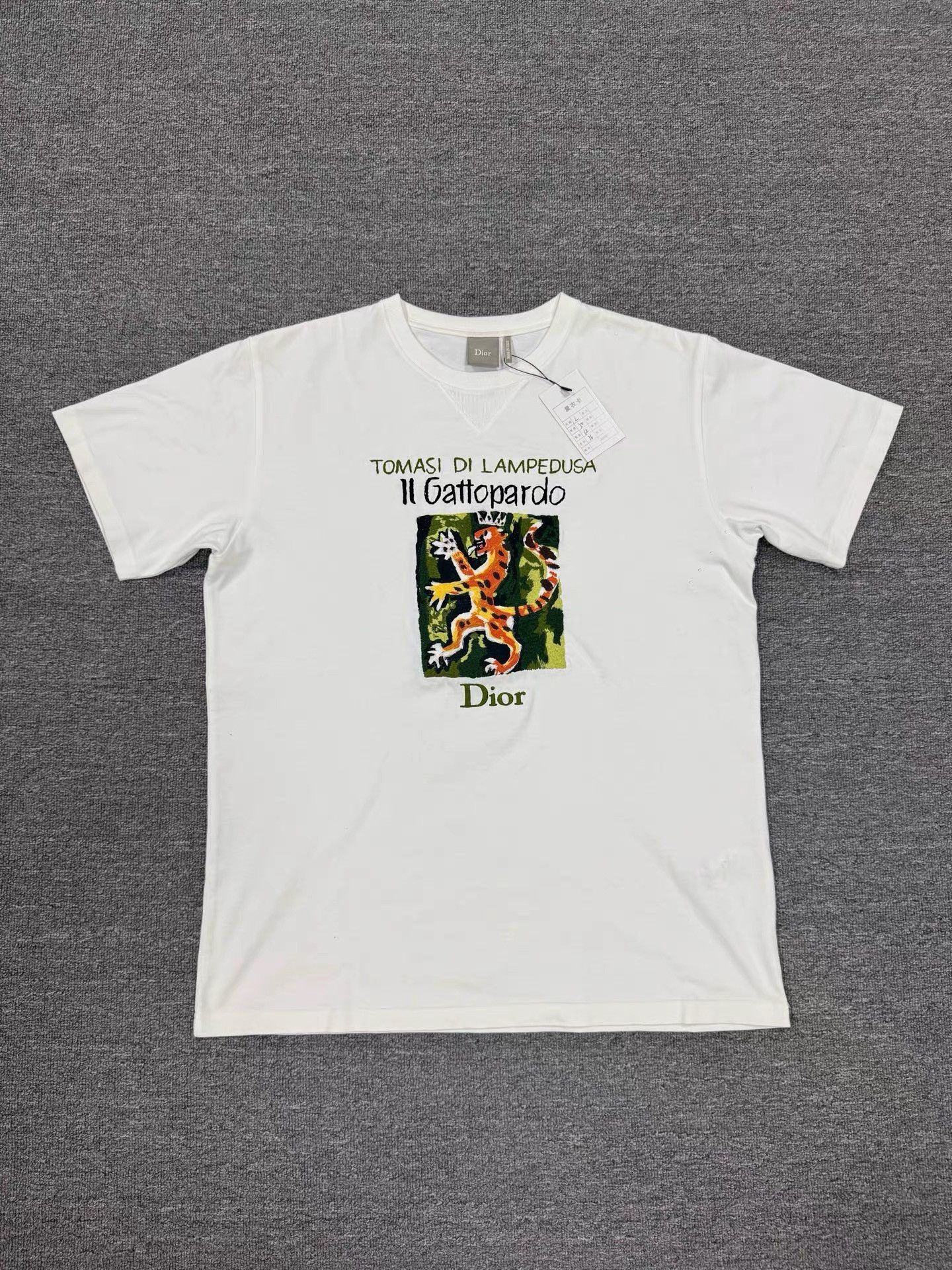 Dior Hommeエディ期ラブロゴ　Ｔシャツ　白/グレー Dior × Hedi Slimane Dior Homme SS06 U Used to Fall in Love with
