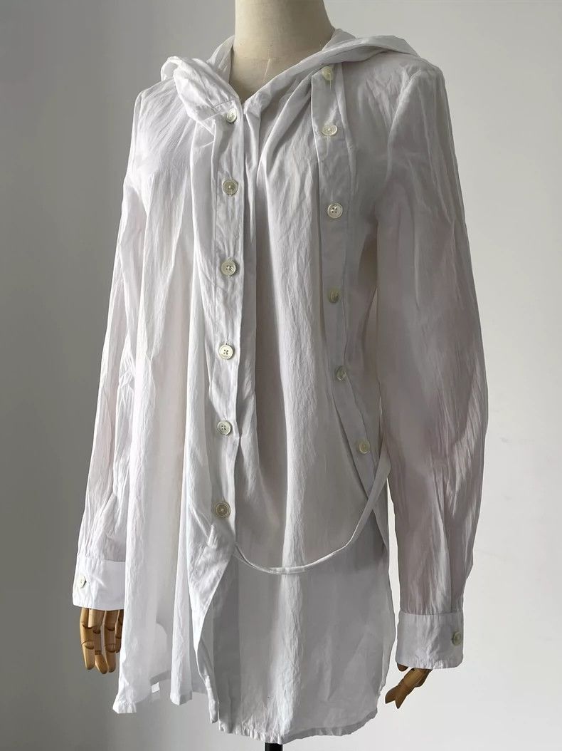 Ann Demeulemeester Ann Demeulemeester Double-breasted Shirt-2506 Size US M / EU 48-50 / 2 - 1 Thumbnail